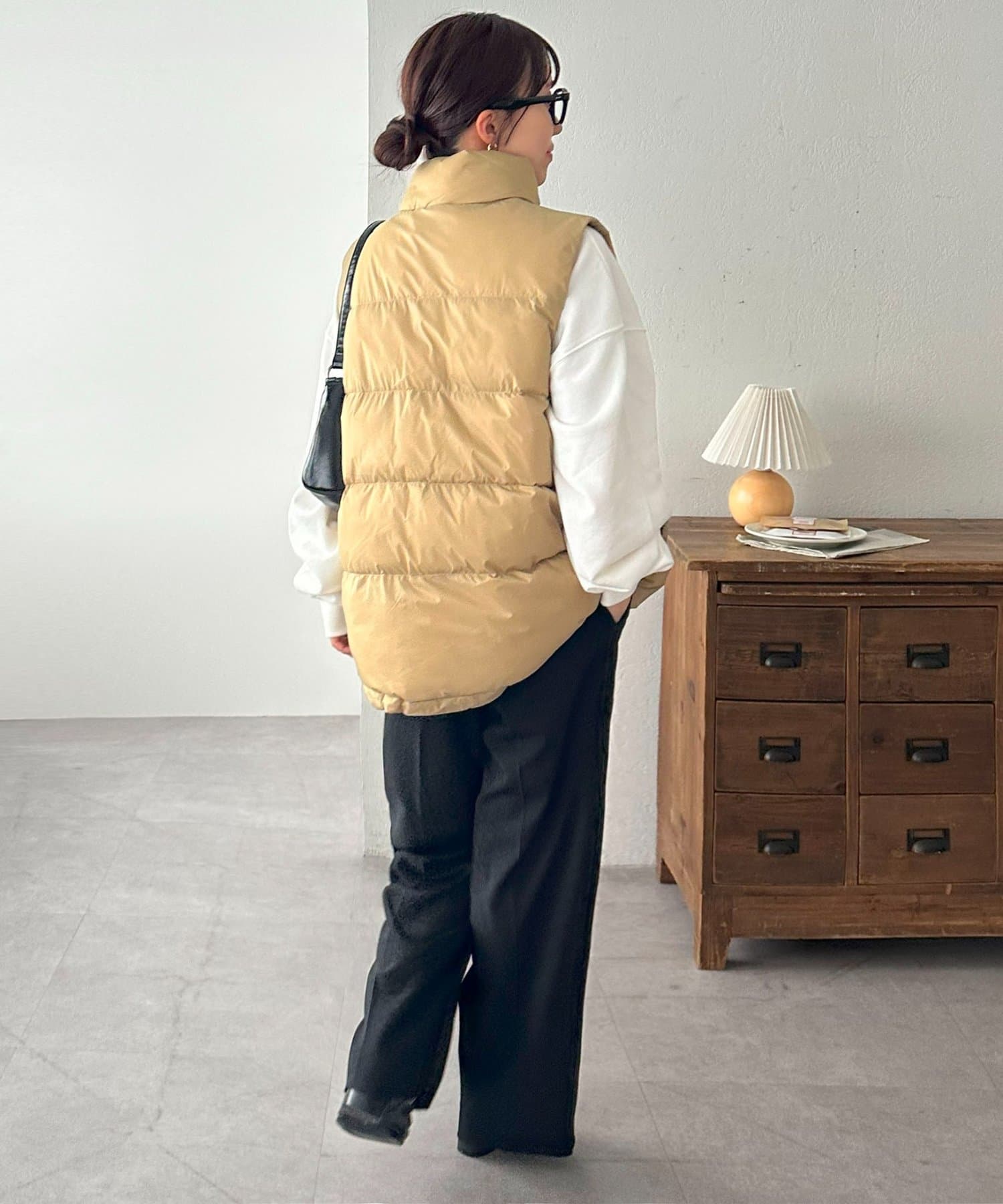 OUTLET(アウトレット) 【Discoat】【ユニセックス】リップナイロン中綿ベスト