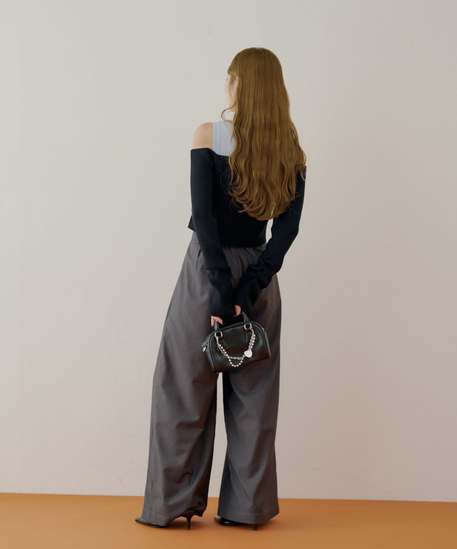 OUTLET(アウトレット) 【Chico】ニットオフショルドッキングニット