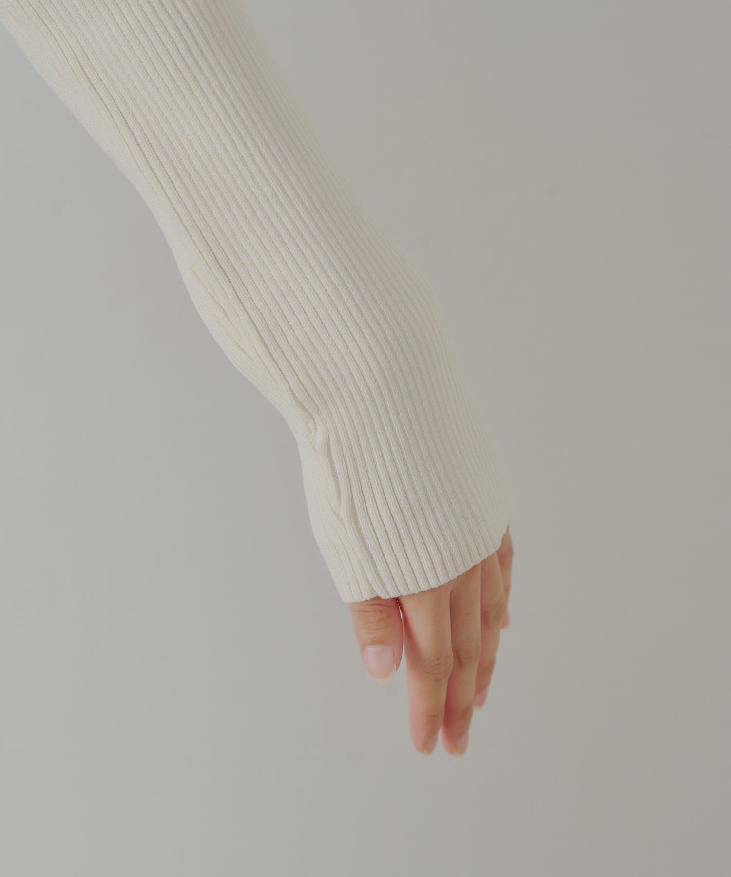 OUTLET(アウトレット) 【Chico】長袖レイヤードオフショルニット