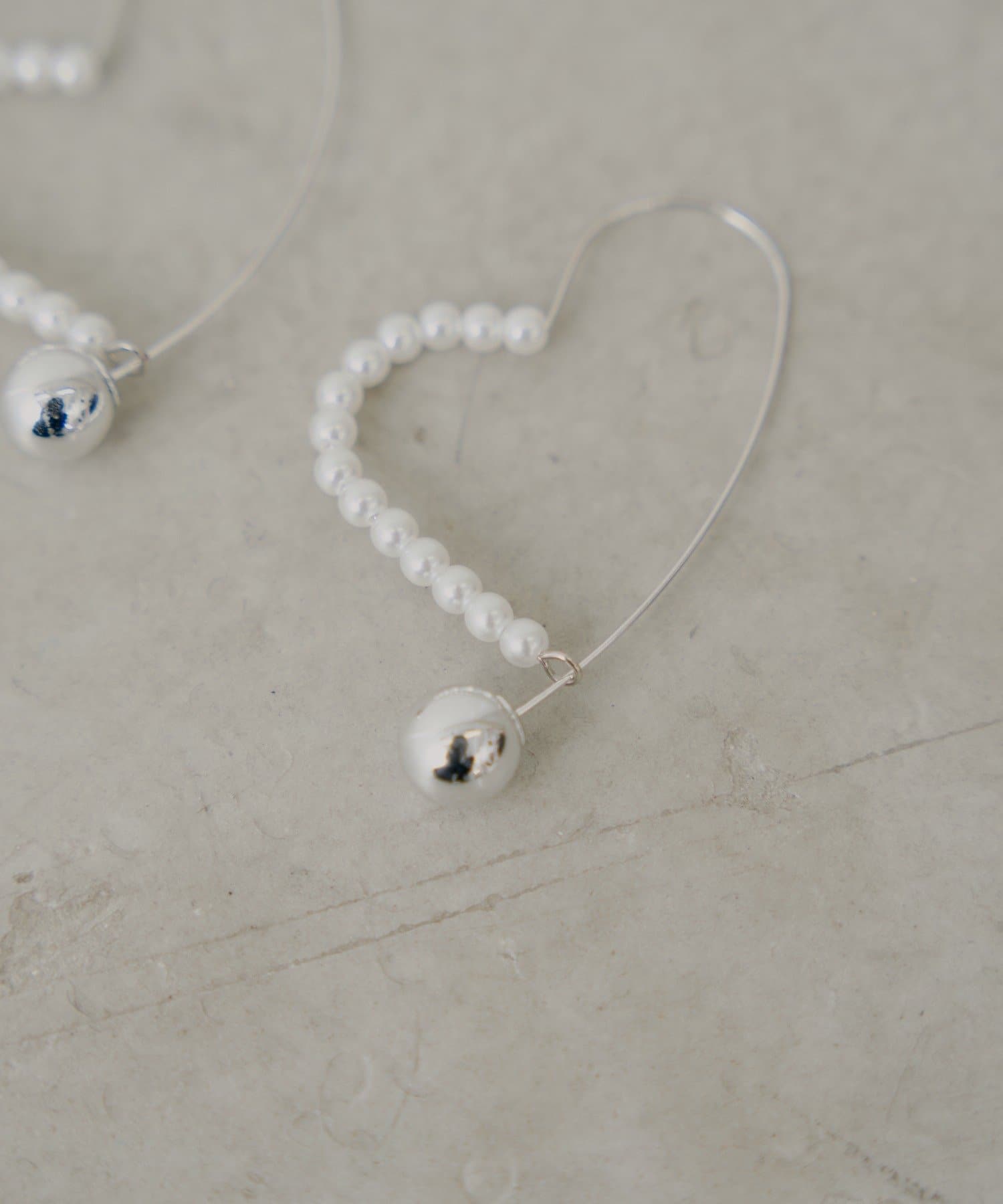 OUTLET(アウトレット) 【Chico】ハートフープピアス