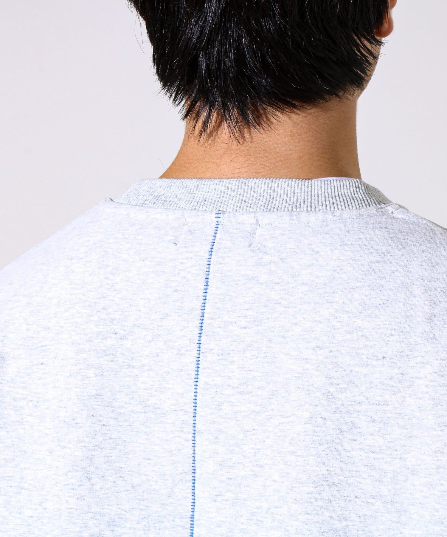 FREDY & GLOSTER(フレディ アンド グロスター) 【ディテールで差がつく】バックステッチサイドポケットスウェット