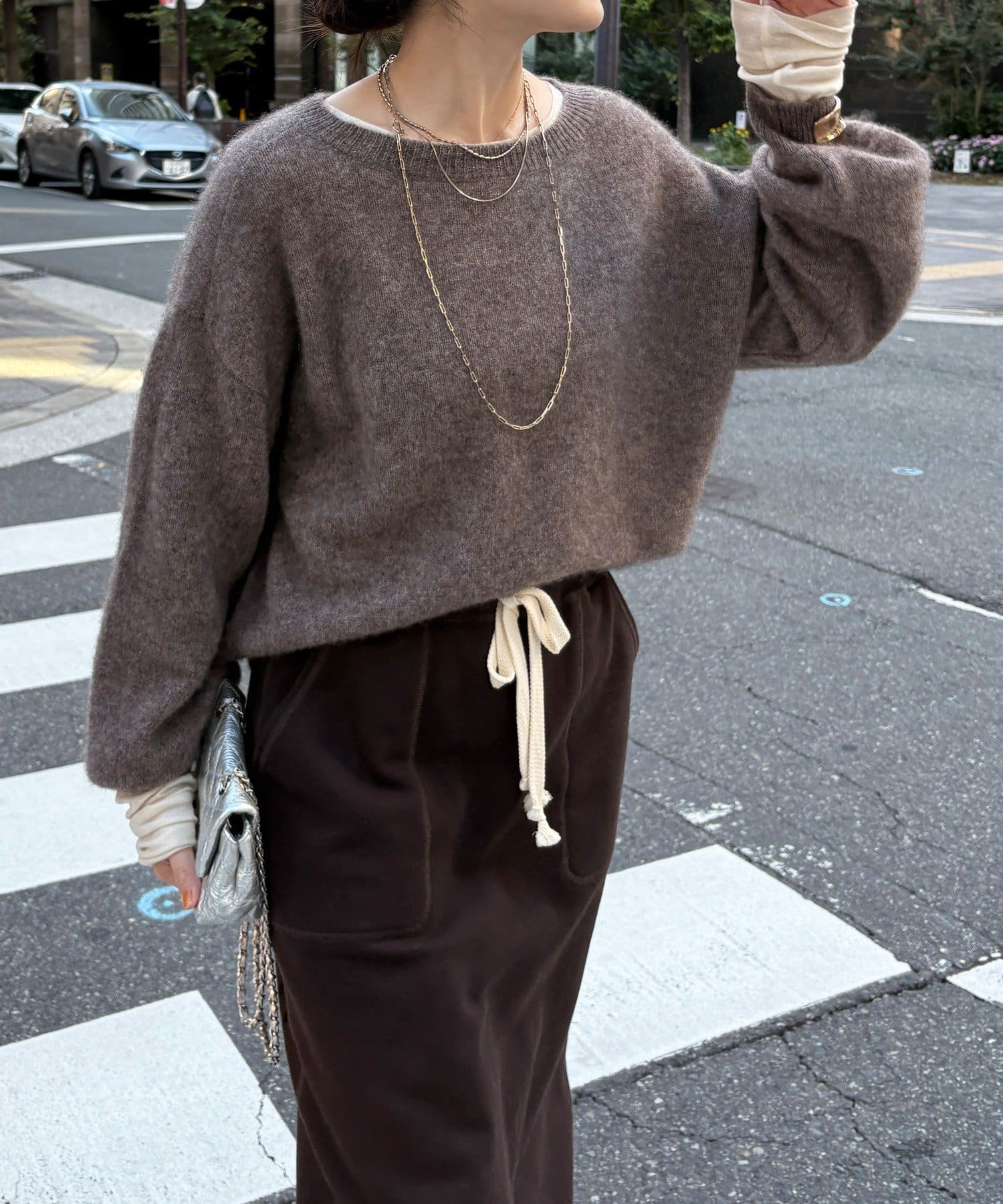 DOUDOU(ドゥドゥ) ヤクウールプルオーバー