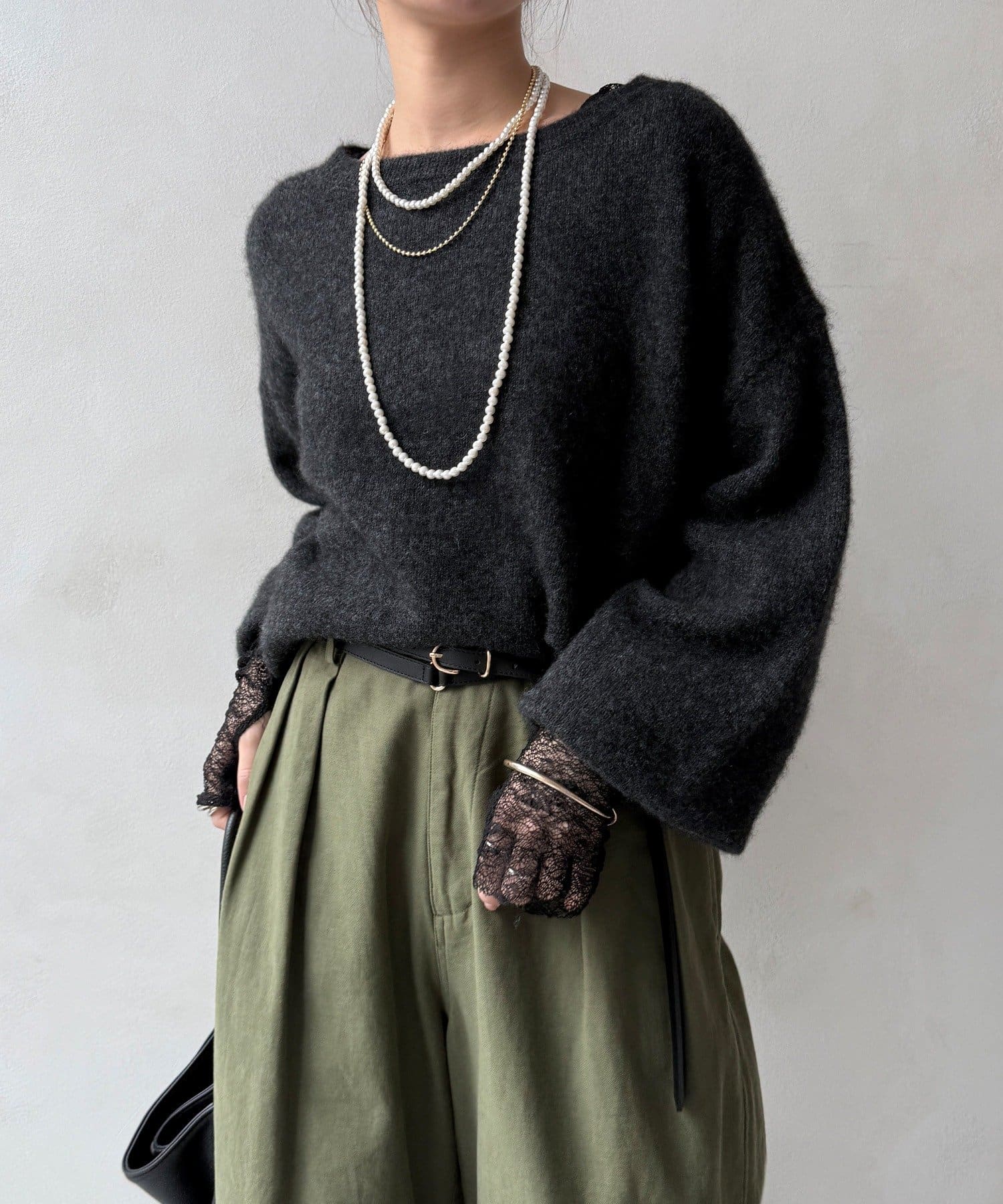 DOUDOU(ドゥドゥ) ヤクウールプルオーバー