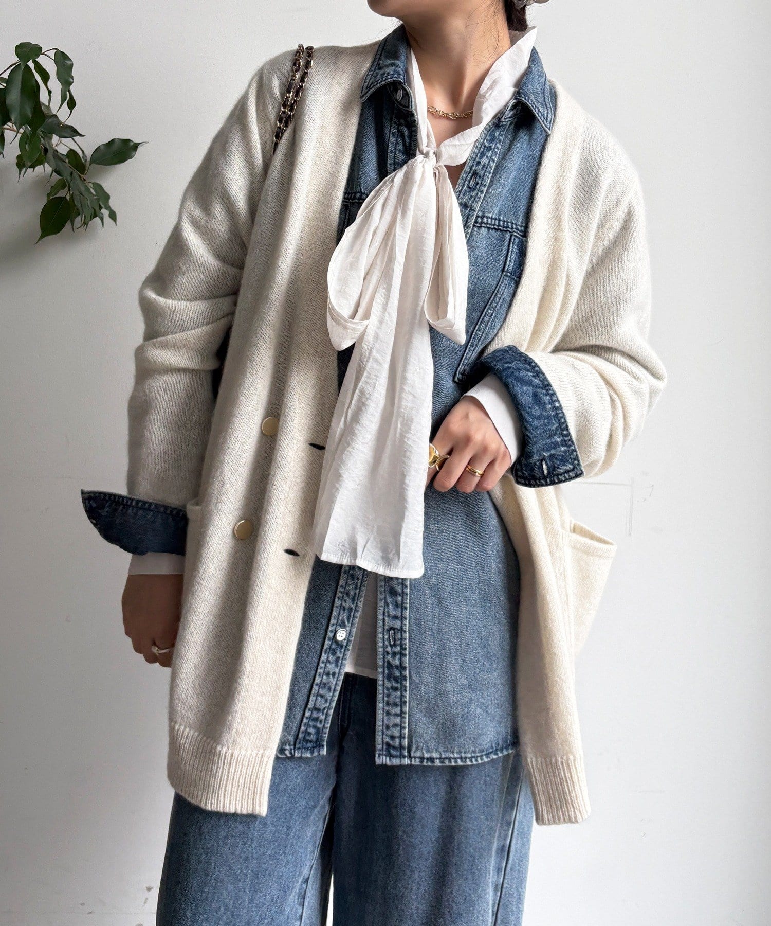 DOUDOU(ドゥドゥ) ヤクウールニットジャケット