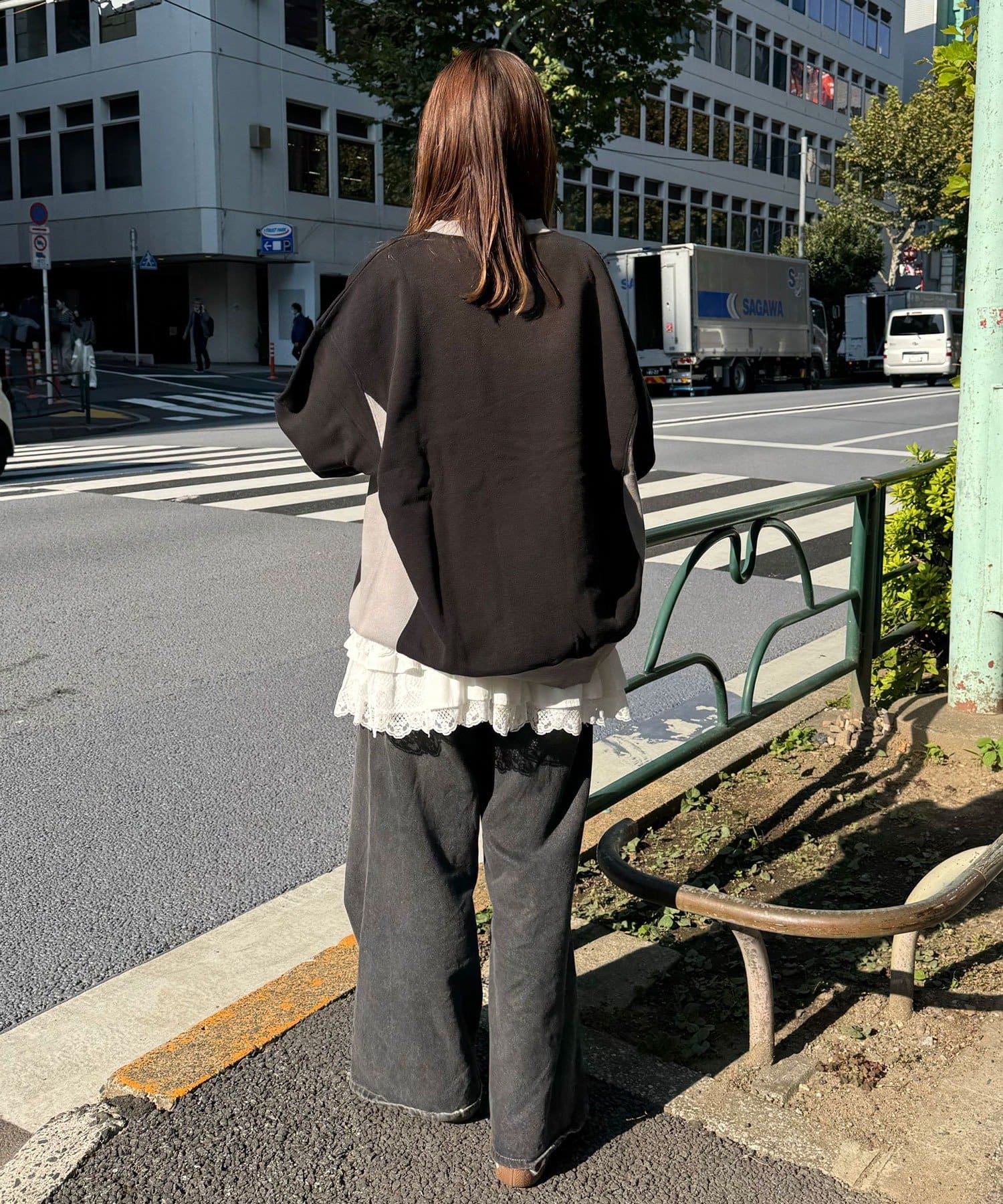 CIAOPANIC(チャオパニック) 【RePRODUCTION LABEL / リプロダクションレーベル】リブ切替プルオーバー