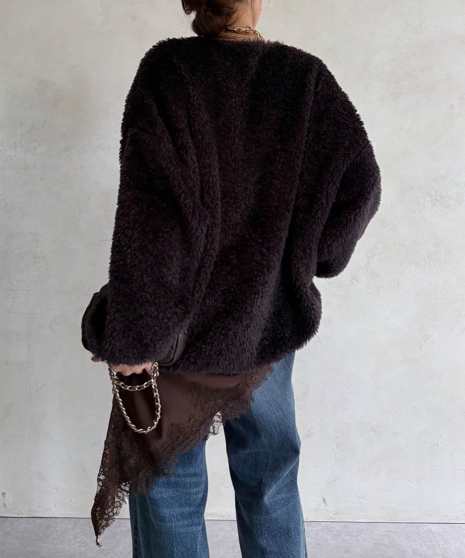 DOUDOU(ドゥドゥ) 【WEB限定】フリースプルオーバー