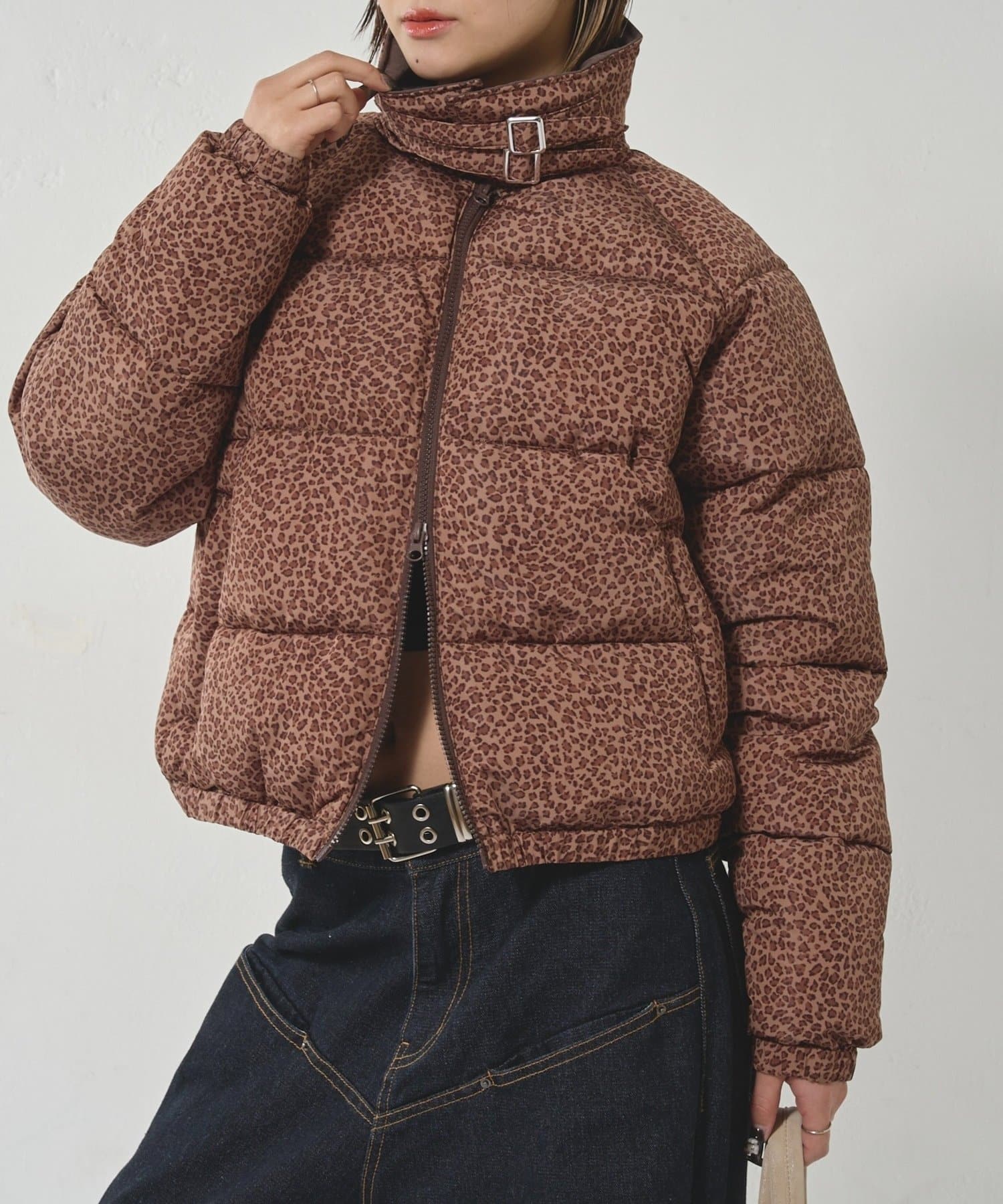 WHO’S WHO gallery(フーズフーギャラリー) アソート柄中綿ナイロンブルゾン