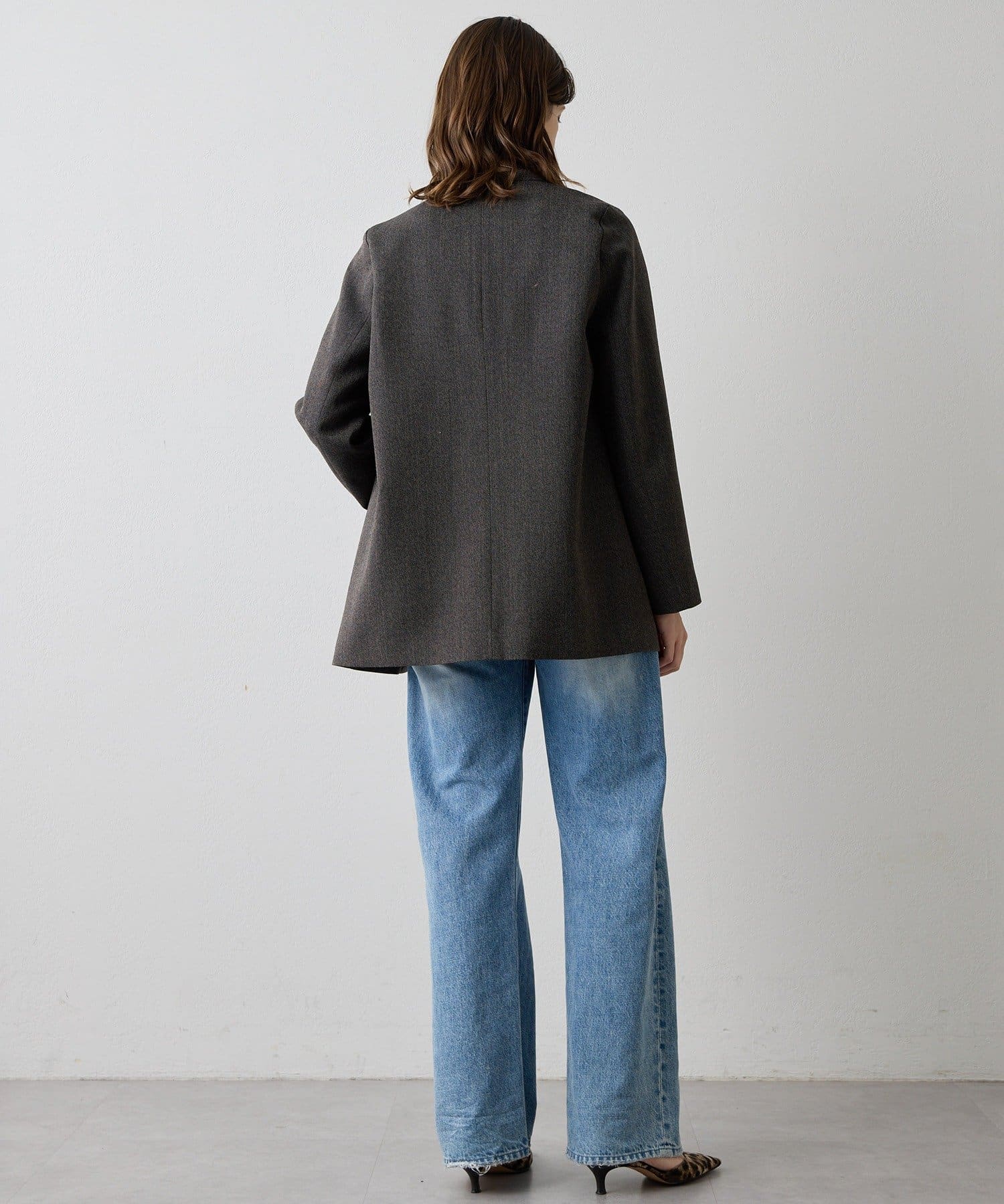 Drawing Numbers(ドローイングナンバーズ) 《セットアップ対応可》オーガニックウールノーカラージャケット