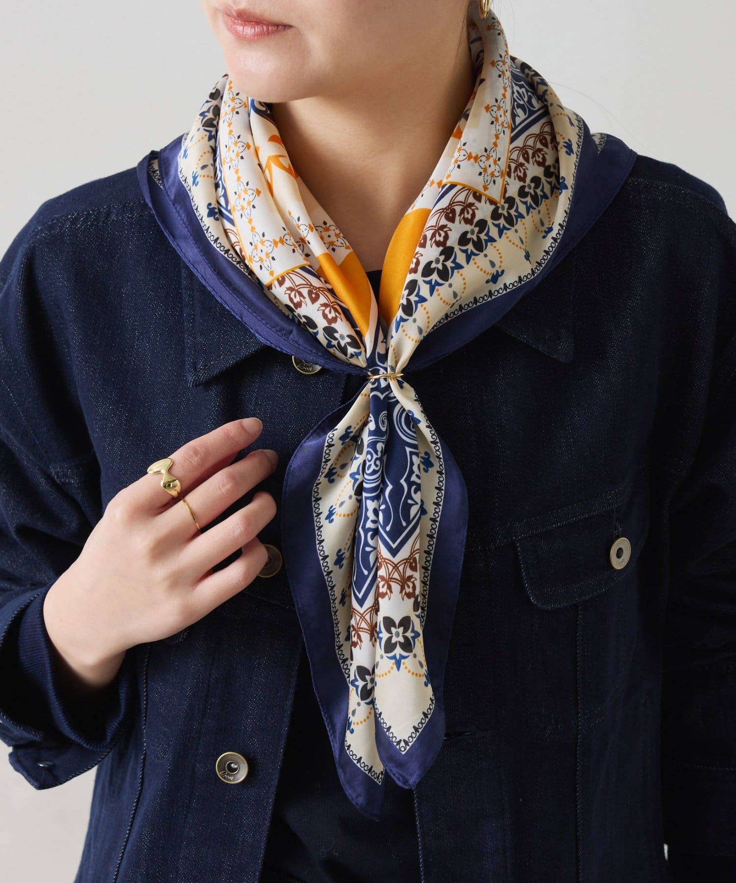 COLLAGE GALLARDAGALANTE(コラージュ ガリャルダガランテ) 【PAPILLONNER/パピヨネ】ボヘミアンペイズリースカーフ