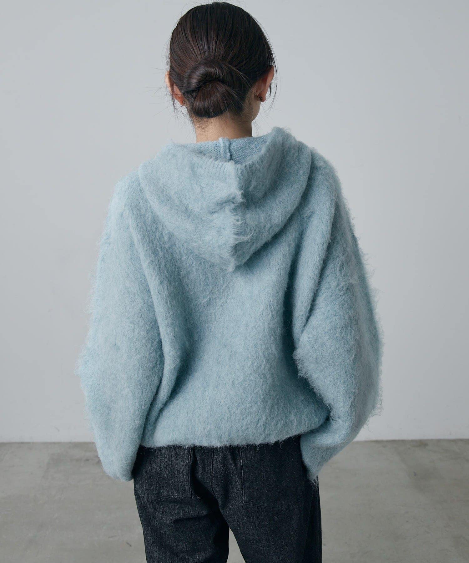 Lui's(ルイス) フワフワハーフZIPパーカー