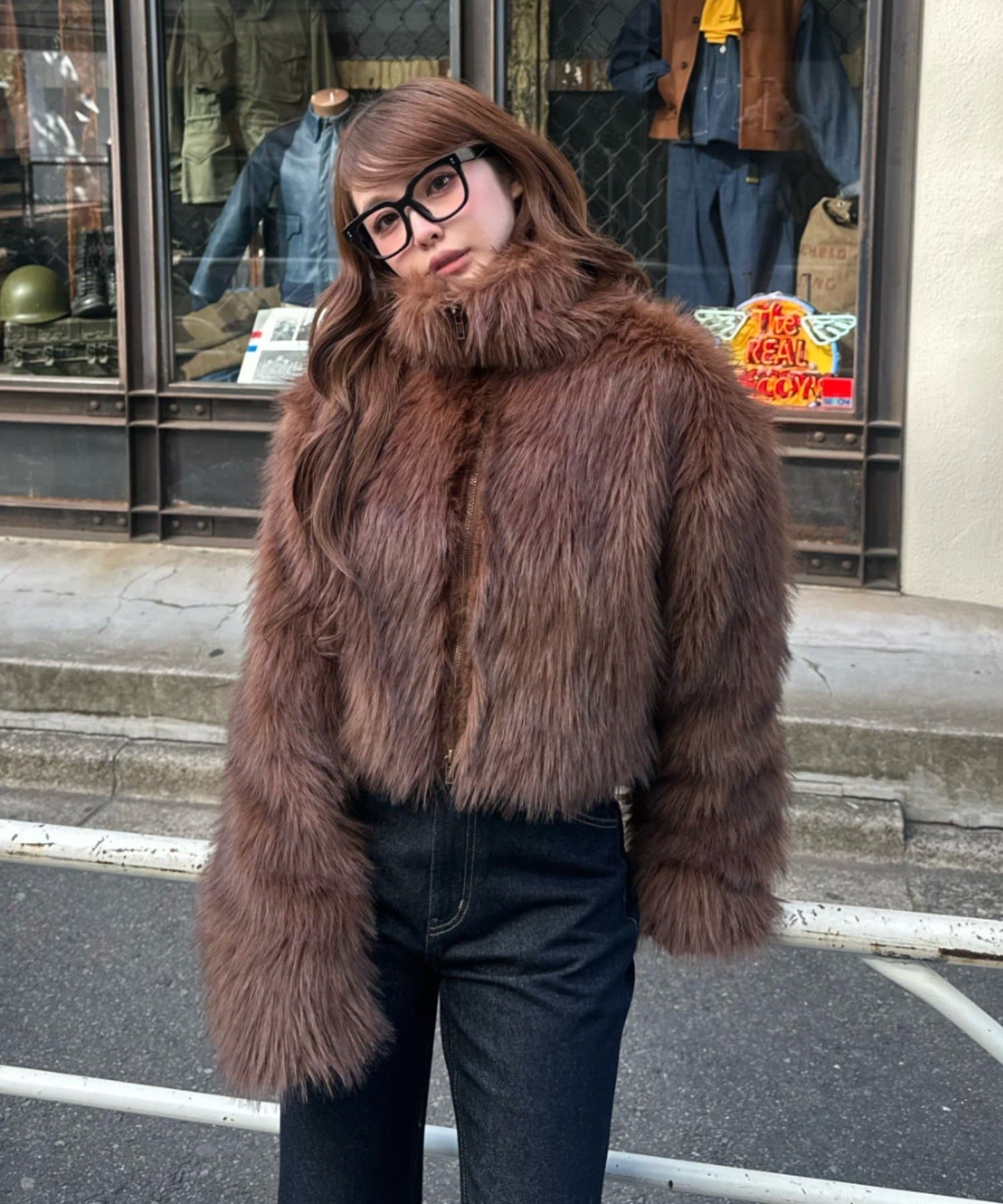 RAY CASSIN(レイカズン) 【2サイズ展開】ダブルジップファーブルゾン　/ 軽量　アウター