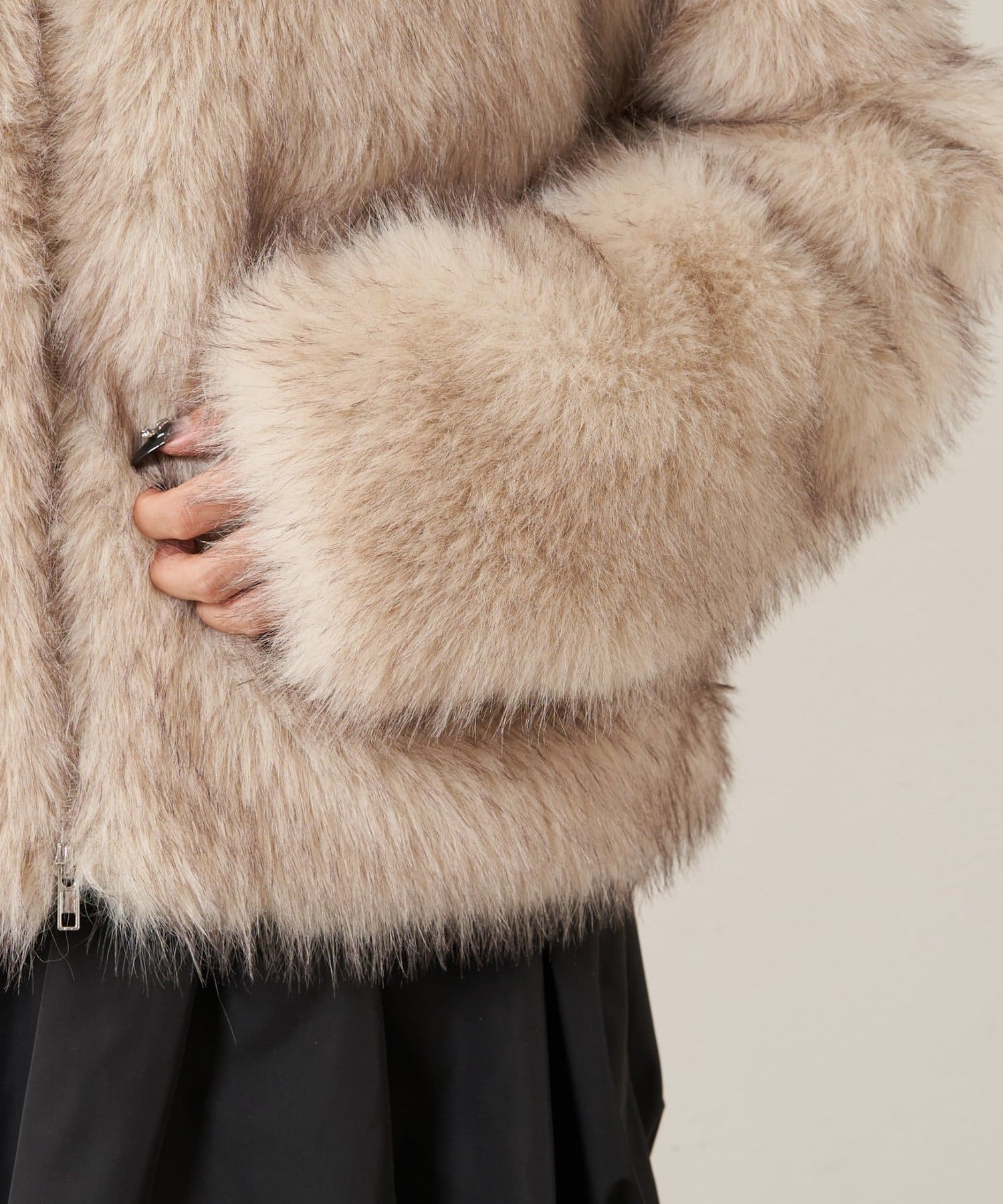 RAY CASSIN(レイカズン) ダブルジップファーブルゾン / 軽量 アウター