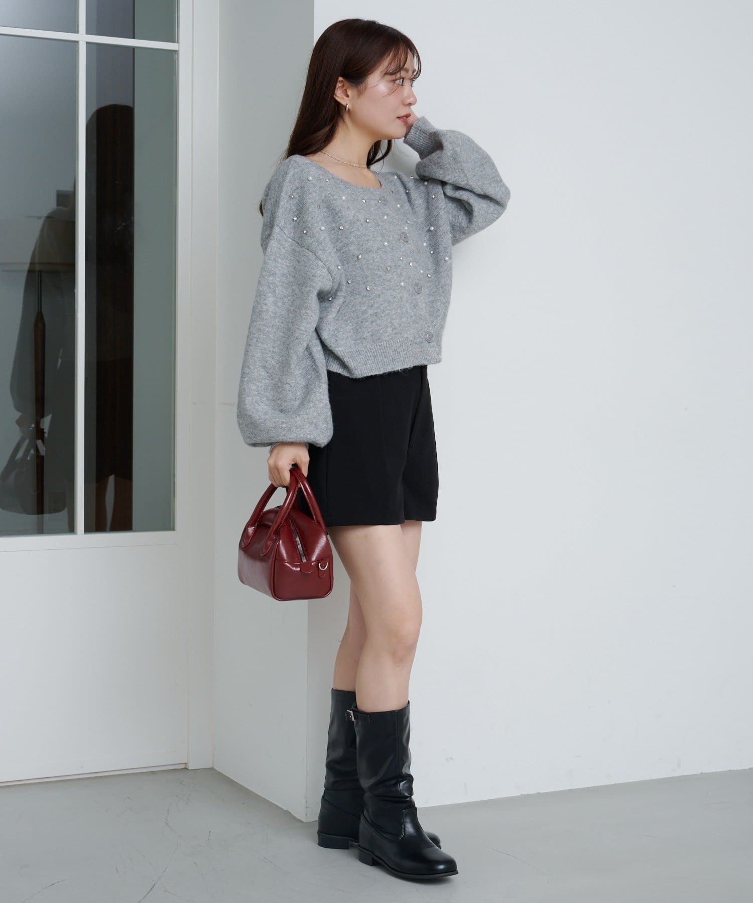 Kastane(カスタネ) 【新色追加/2サイズ展開】タックショートパンツ