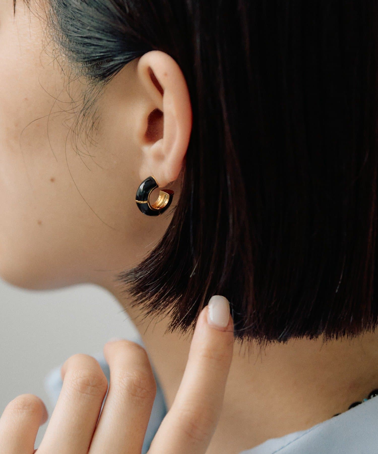 ear PAPILLONNER(イア パピヨネ) ラインエポフープピアス