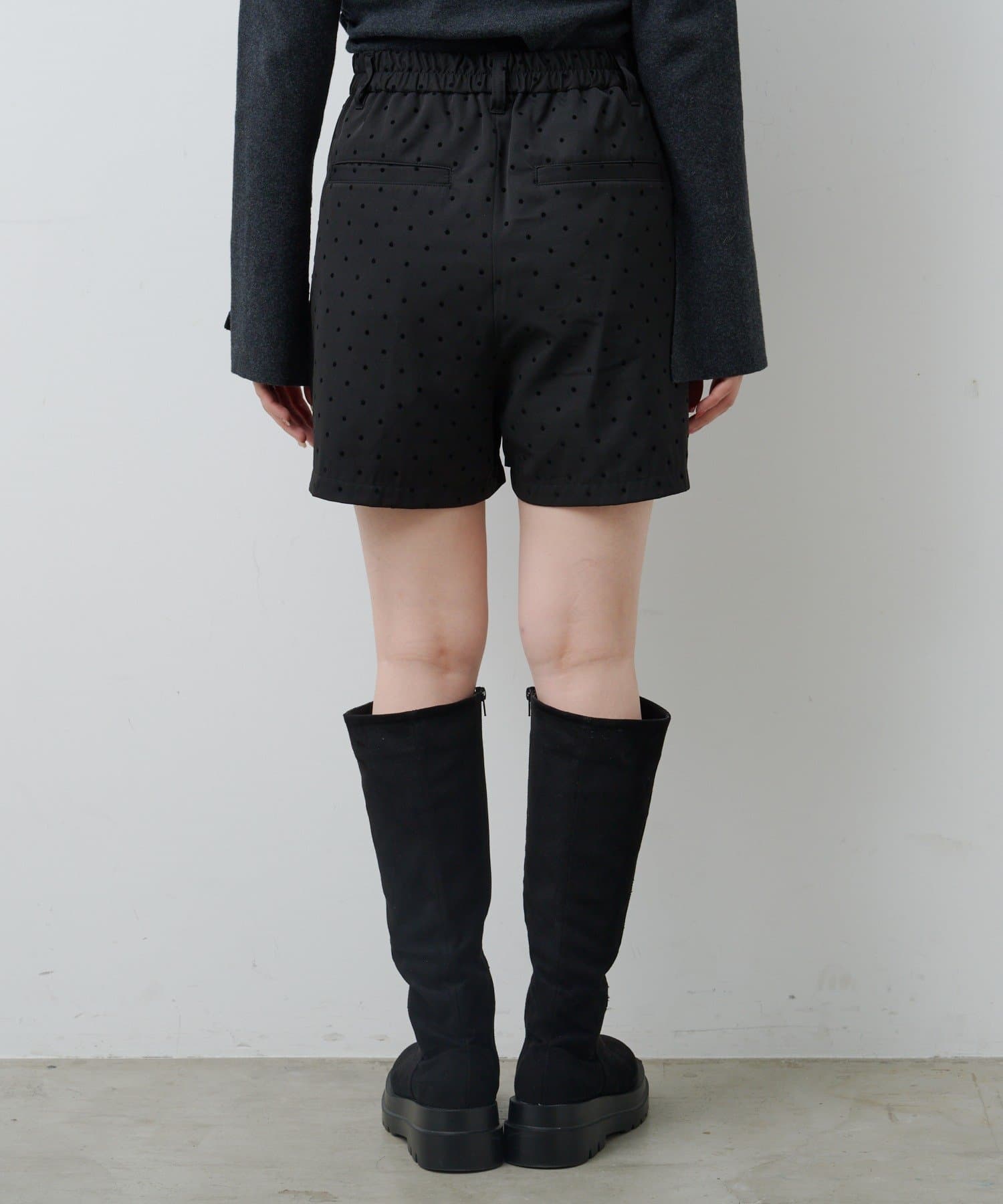 Kastane(カスタネ) 【11.8(土)12:00発売/WEB先行/セットアップ対応】ドットサテンショートパンツ