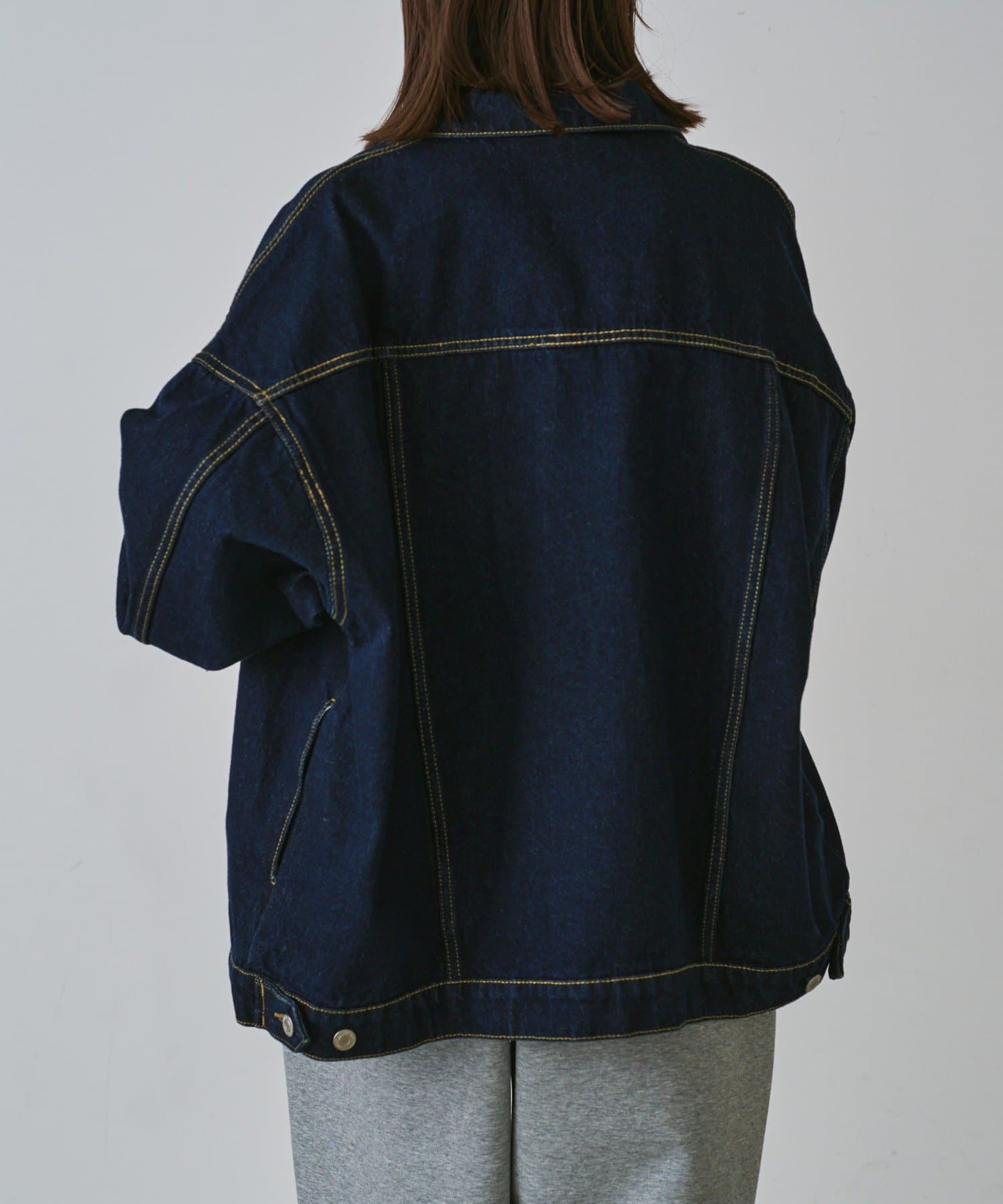 -goocy-(グーシー) ビッグシルエットデニムジャケット