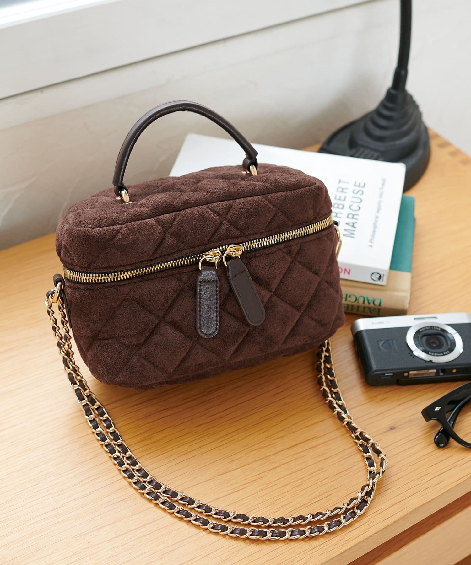 DISCOAT(ディスコート) キルティングバニテイバッグ