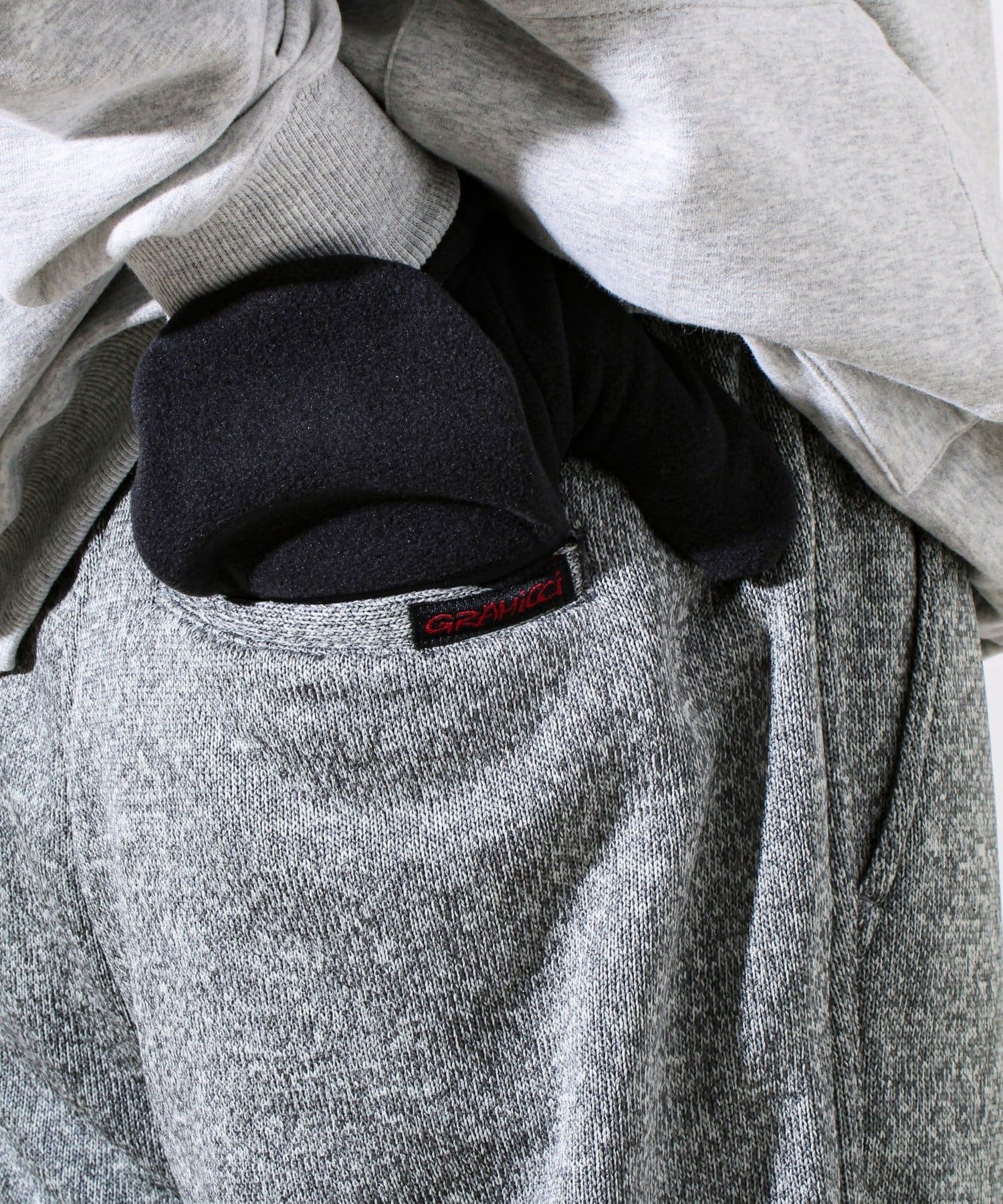 FREDY & GLOSTER(フレディ アンド グロスター) 【GRAMICCI】ボンディング ニット フリース イージー テーパード パンツ