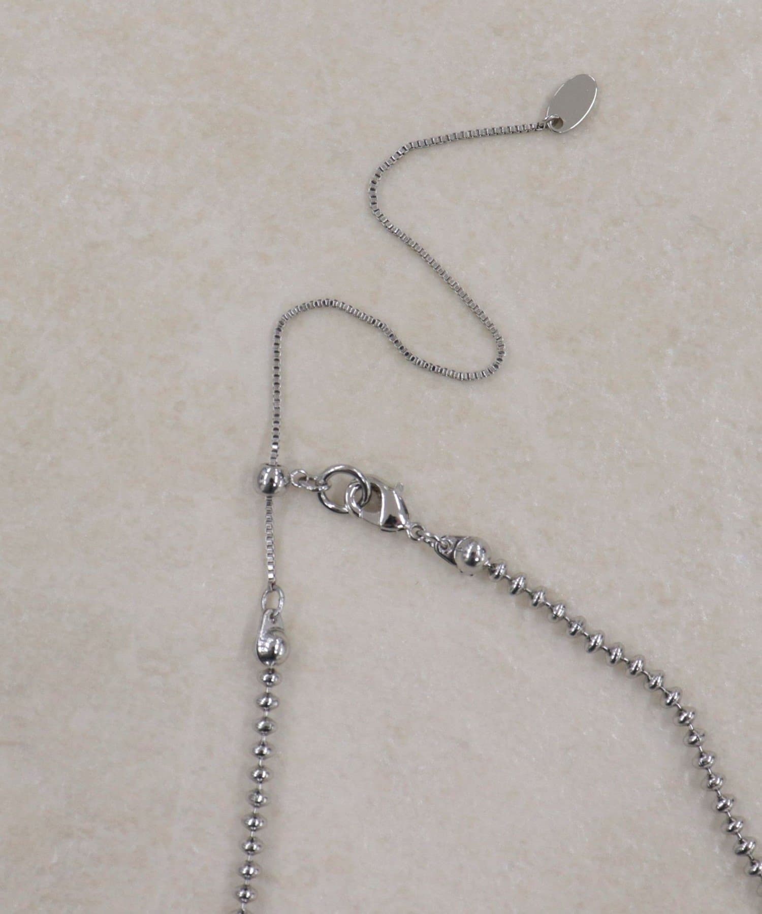 FREDY & GLOSTER(フレディ アンド グロスター) シルバーWハートアジャストネックレス