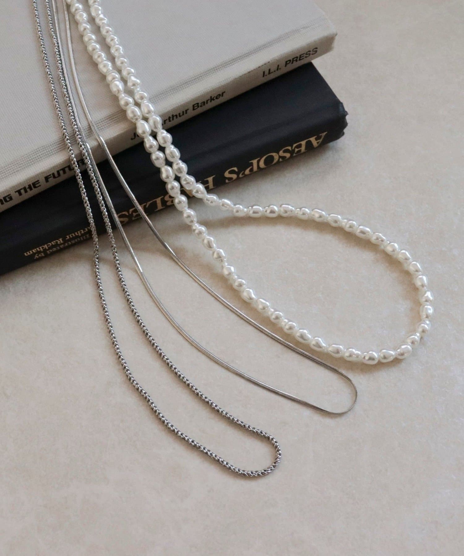 パール＆チェン3セットネックレス | FREDY & GLOSTER(フレディ アンド