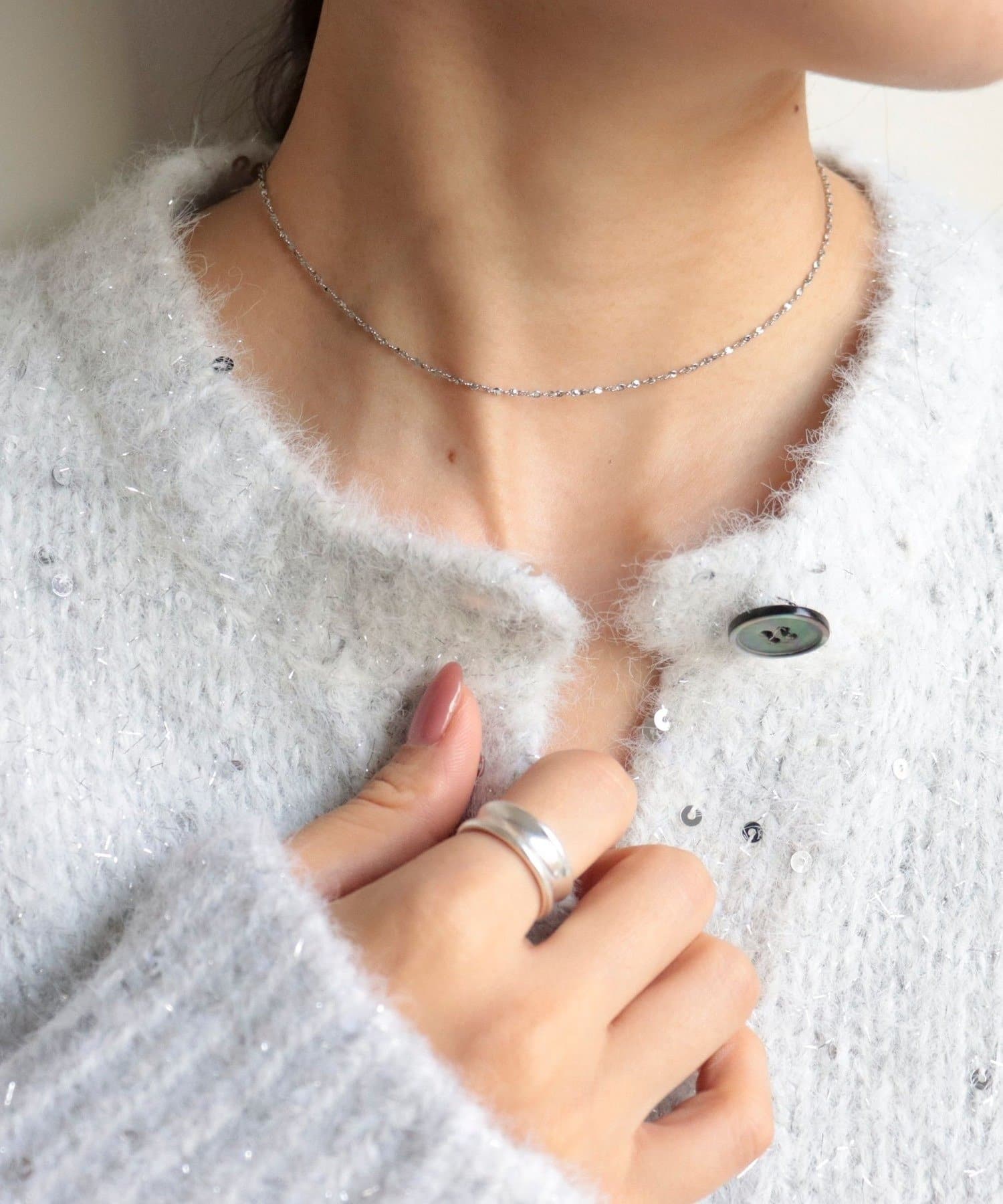 FREDY & GLOSTER(フレディ アンド グロスター) ステンレスキラチェーンマンテルネックレス