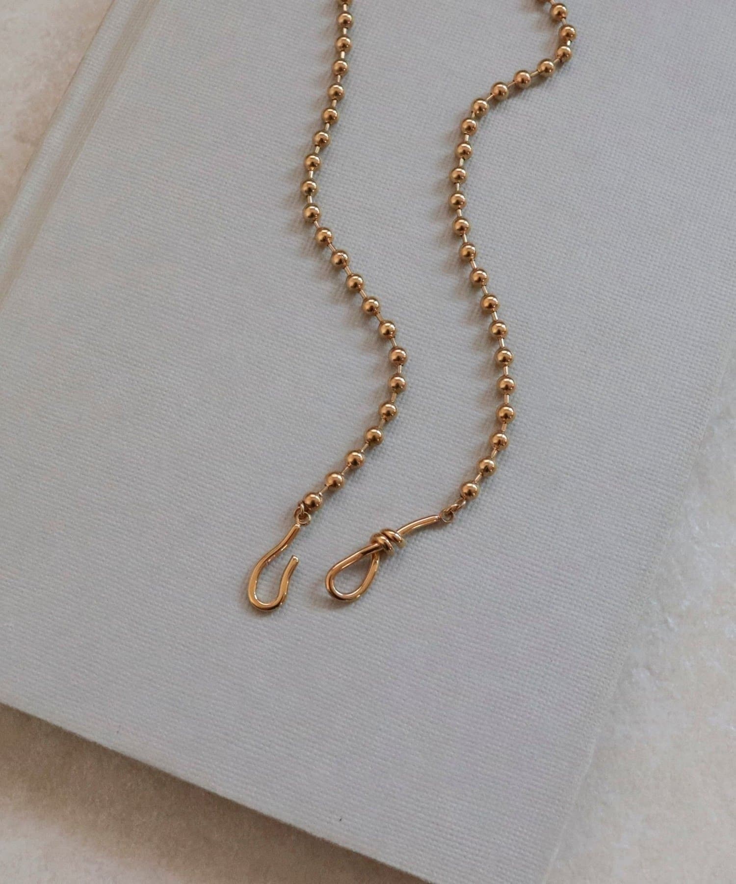 FREDY & GLOSTER(フレディ アンド グロスター) ステンレスボールチェーンフックネックレス