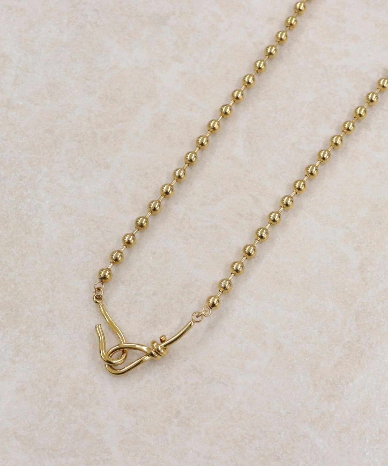 FREDY & GLOSTER(フレディ アンド グロスター) ステンレスボールチェーンフックネックレス