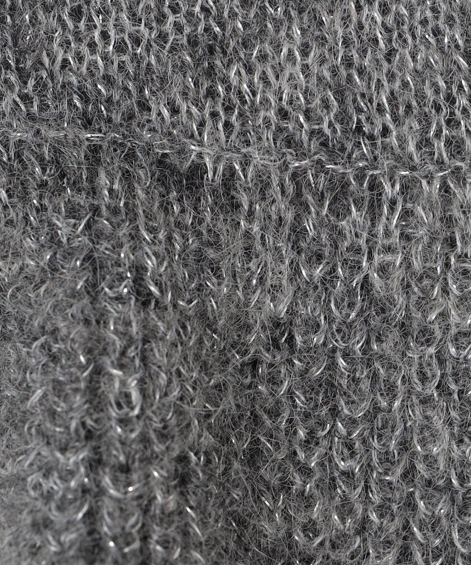 NOLLEY'S(ノーリーズ) 2WAYラメモヘヤラッフルプルオーバー