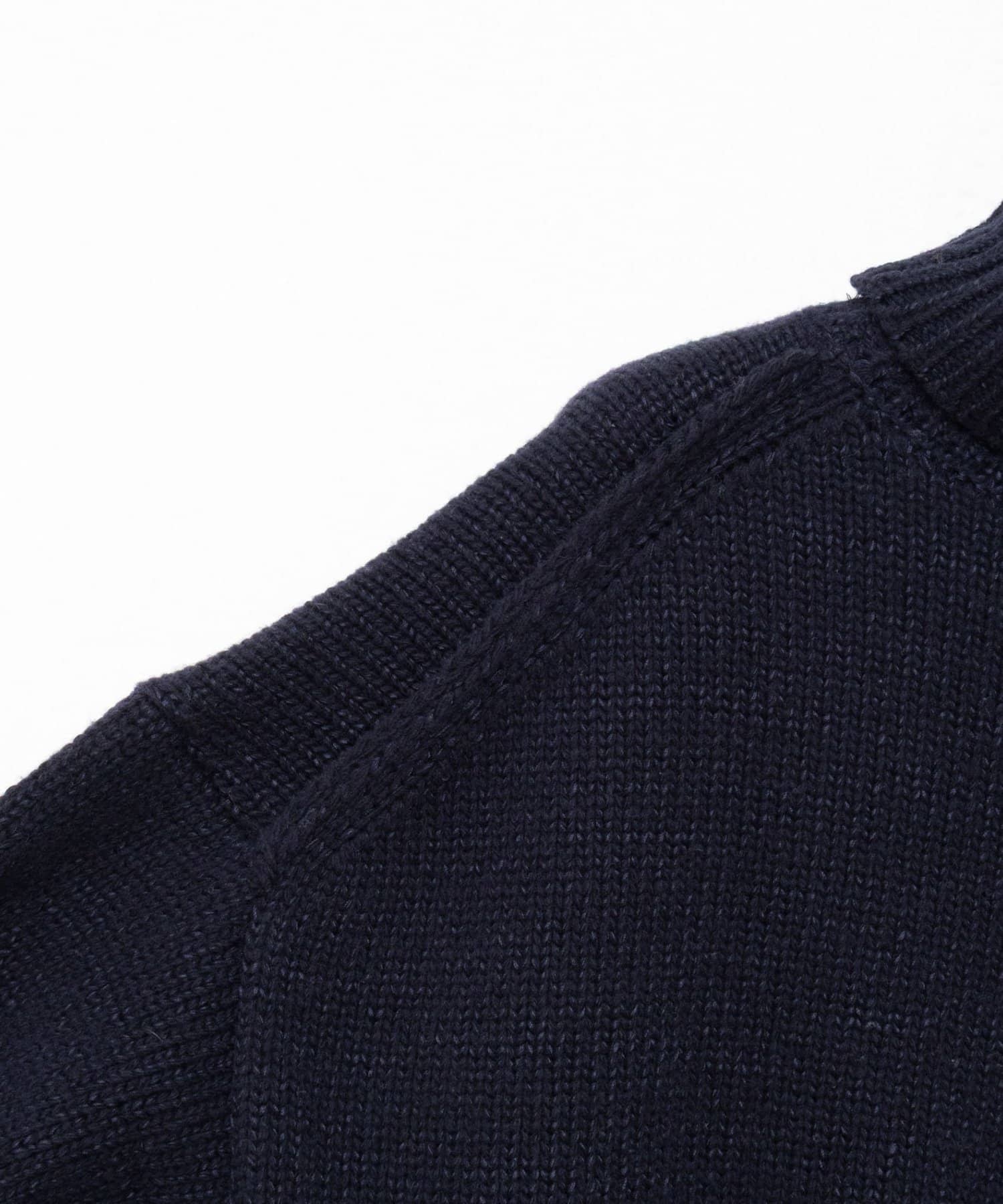 NOLLEY'S(ノーリーズ) ブライト紡毛サイドジップショート丈タートルネック