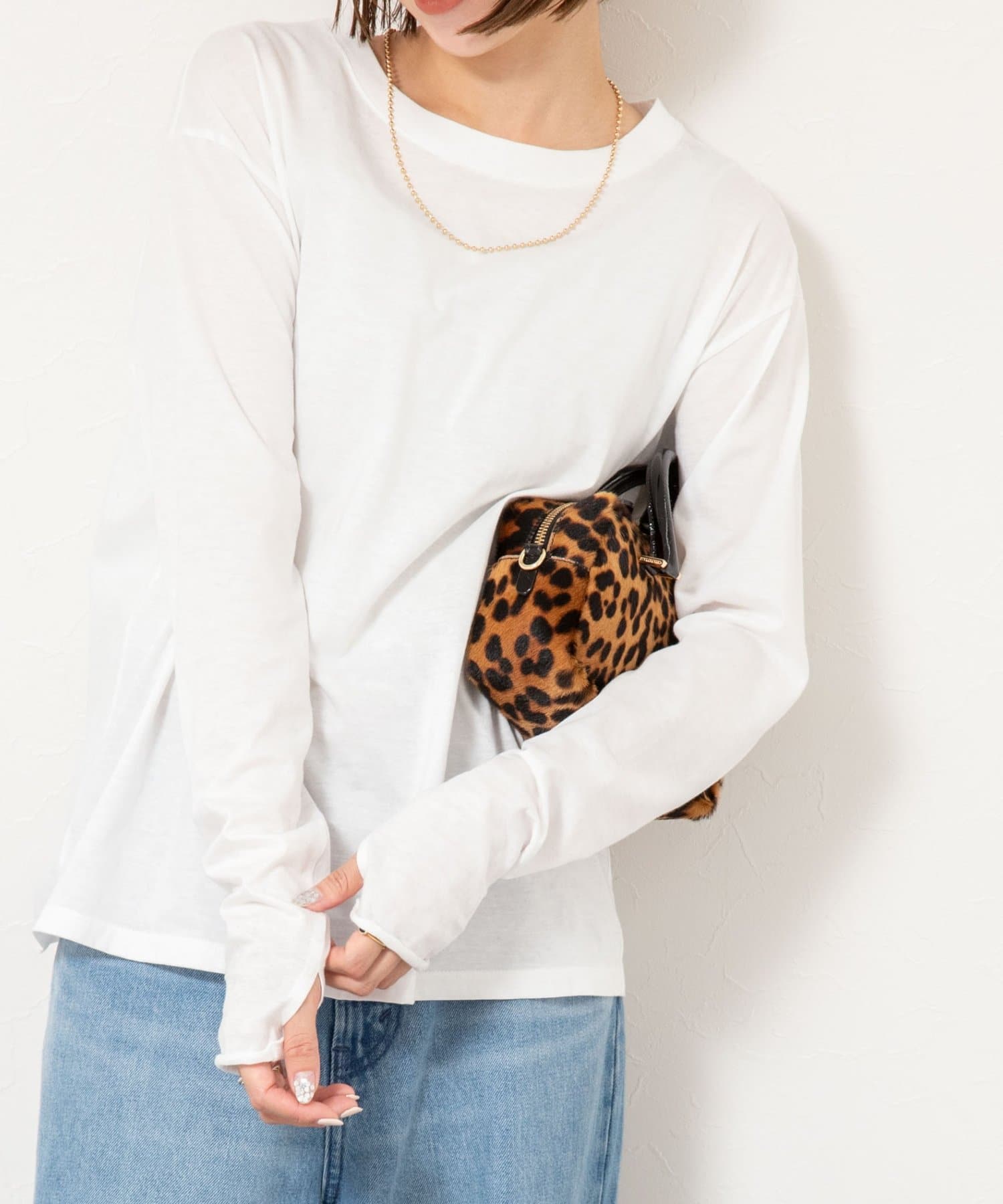 NOLLEY'S(ノーリーズ) ウォッシャブルオーガニックコットンロンT