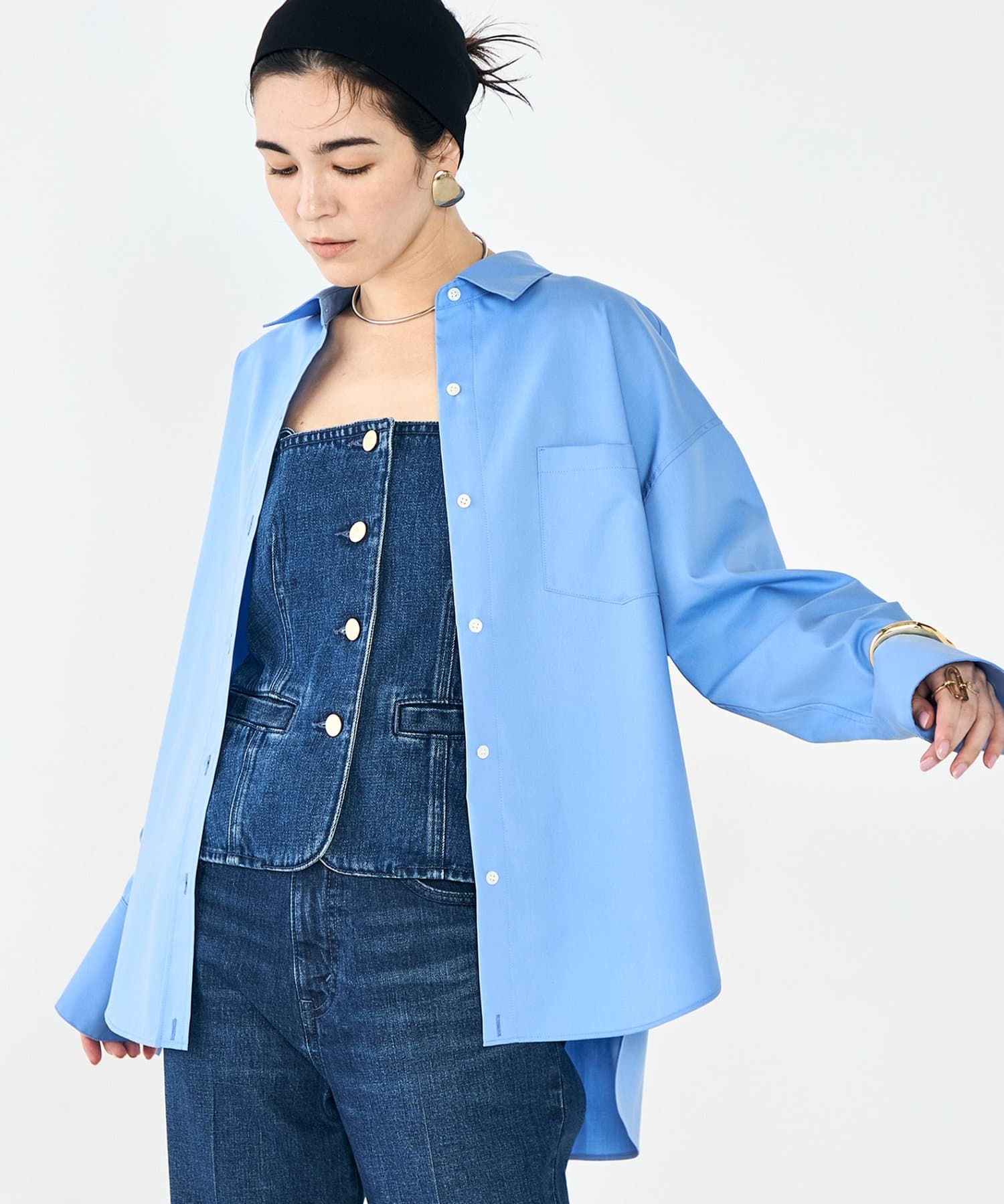 NOLLEY'S(ノーリーズ) 【一部WEB限定カラー】ウォッシャブルオックス2WAYシャツ