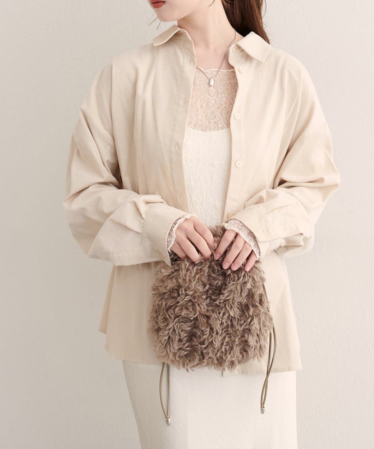 Every very】コーデュロイオーバーシャツ | NICE CLAUP / OLIVE des 