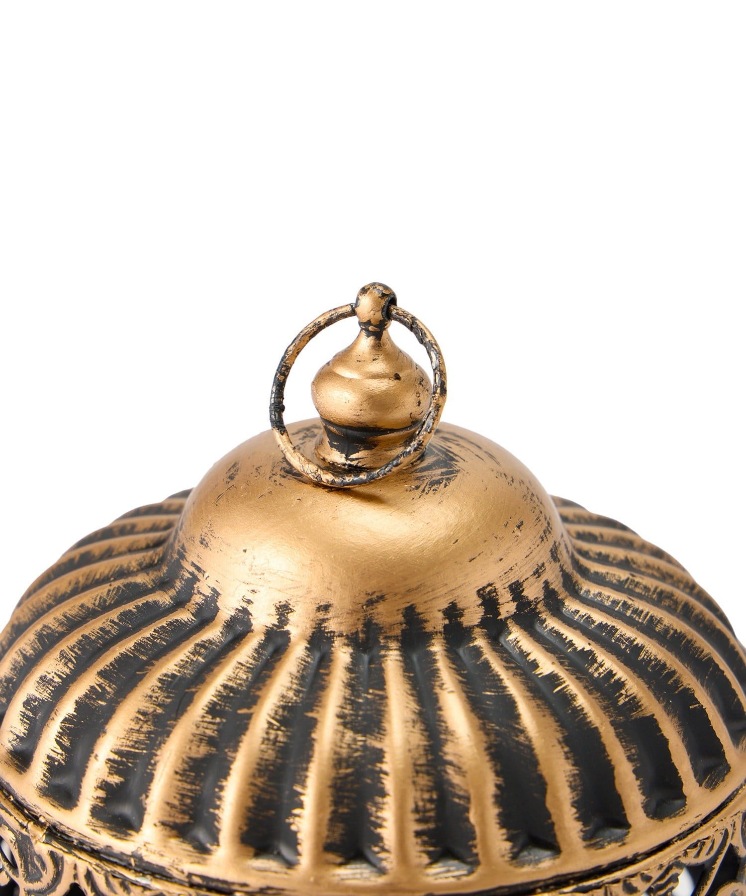 salut!(サリュ) 《WEB限定再入荷》アンティーク透かしLEDランタン/フレンチモロッコ