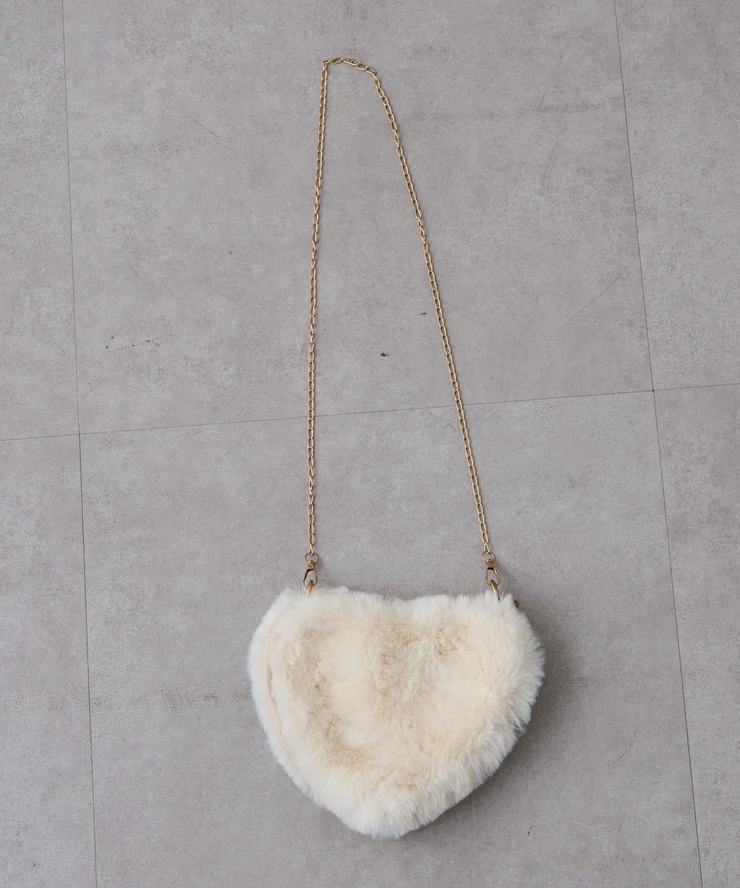 Remind me and forever(リマインドミーアンドフォーエバー) 【HolidayCollection】ハートファーバッグ