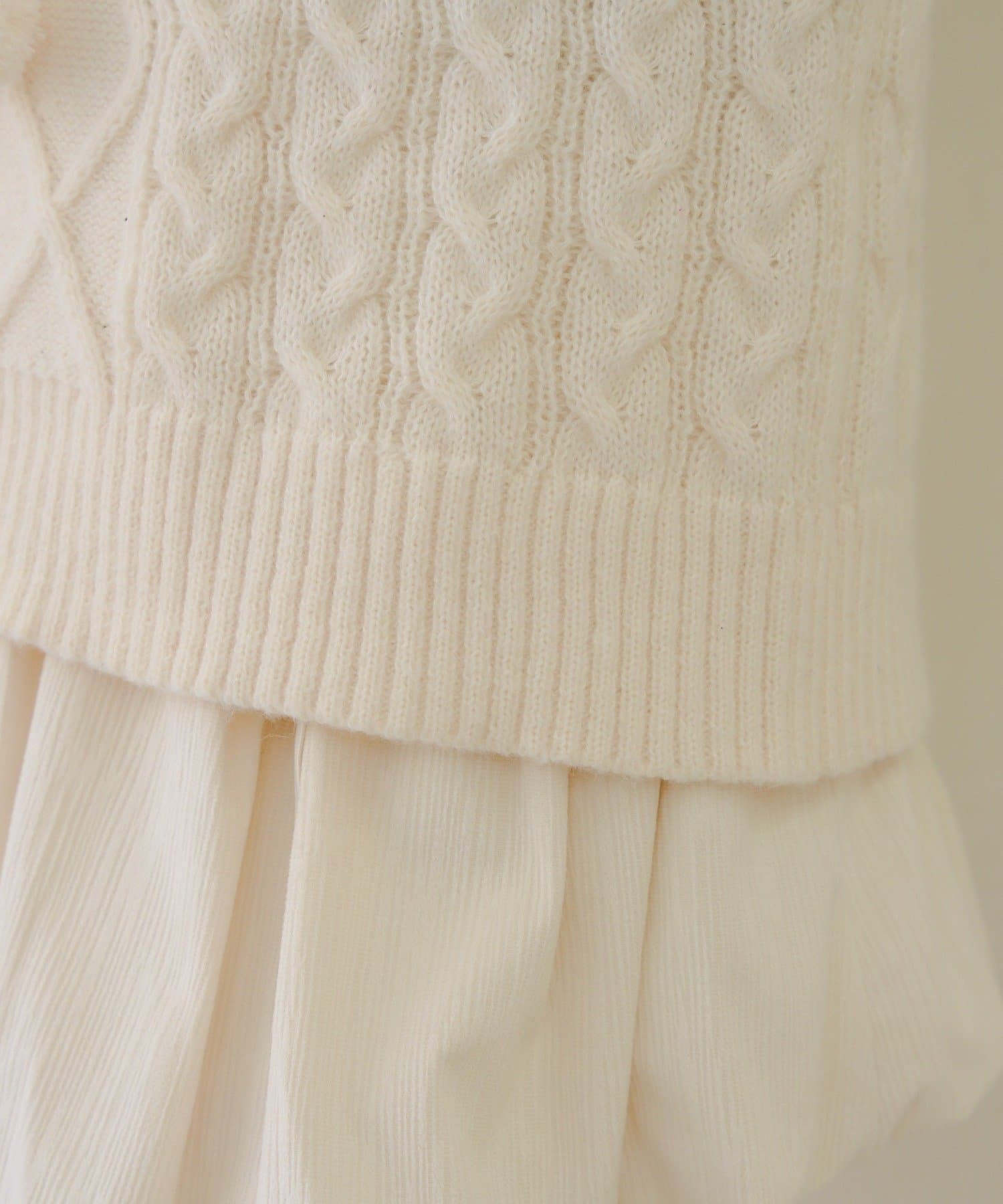 Remind me and forever(リマインドミーアンドフォーエバー) 【HolidayCollection】カウチン風ニットプルオーバー