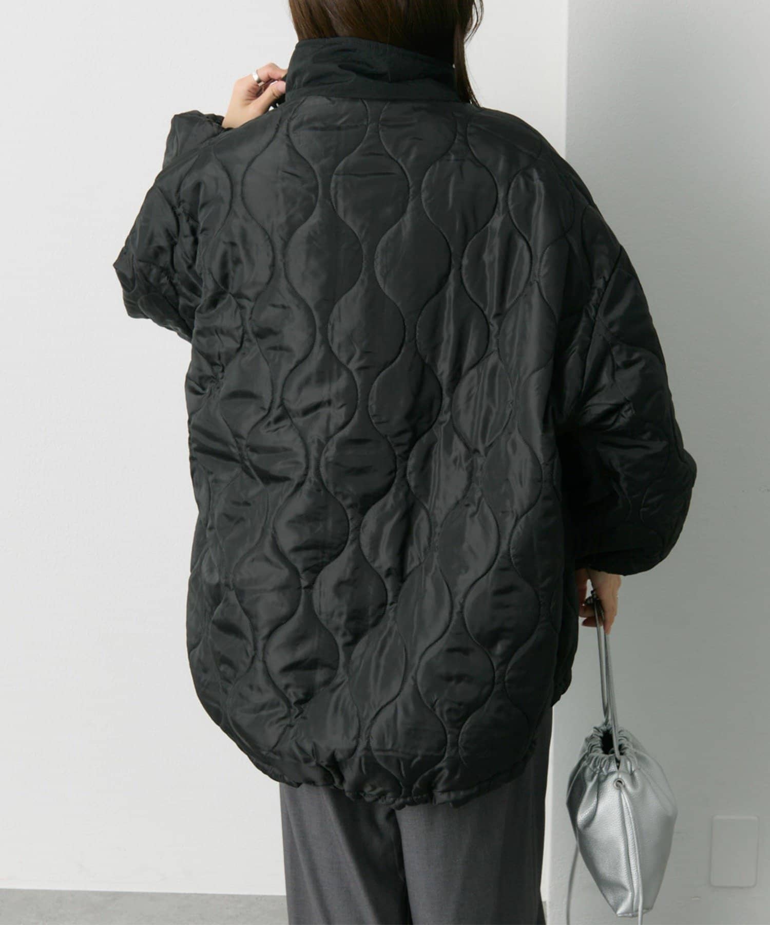 PUAL CE CIN(ピュアルセシン) 【WEB限定】リバーシブルスタンドカラーパファージャケット