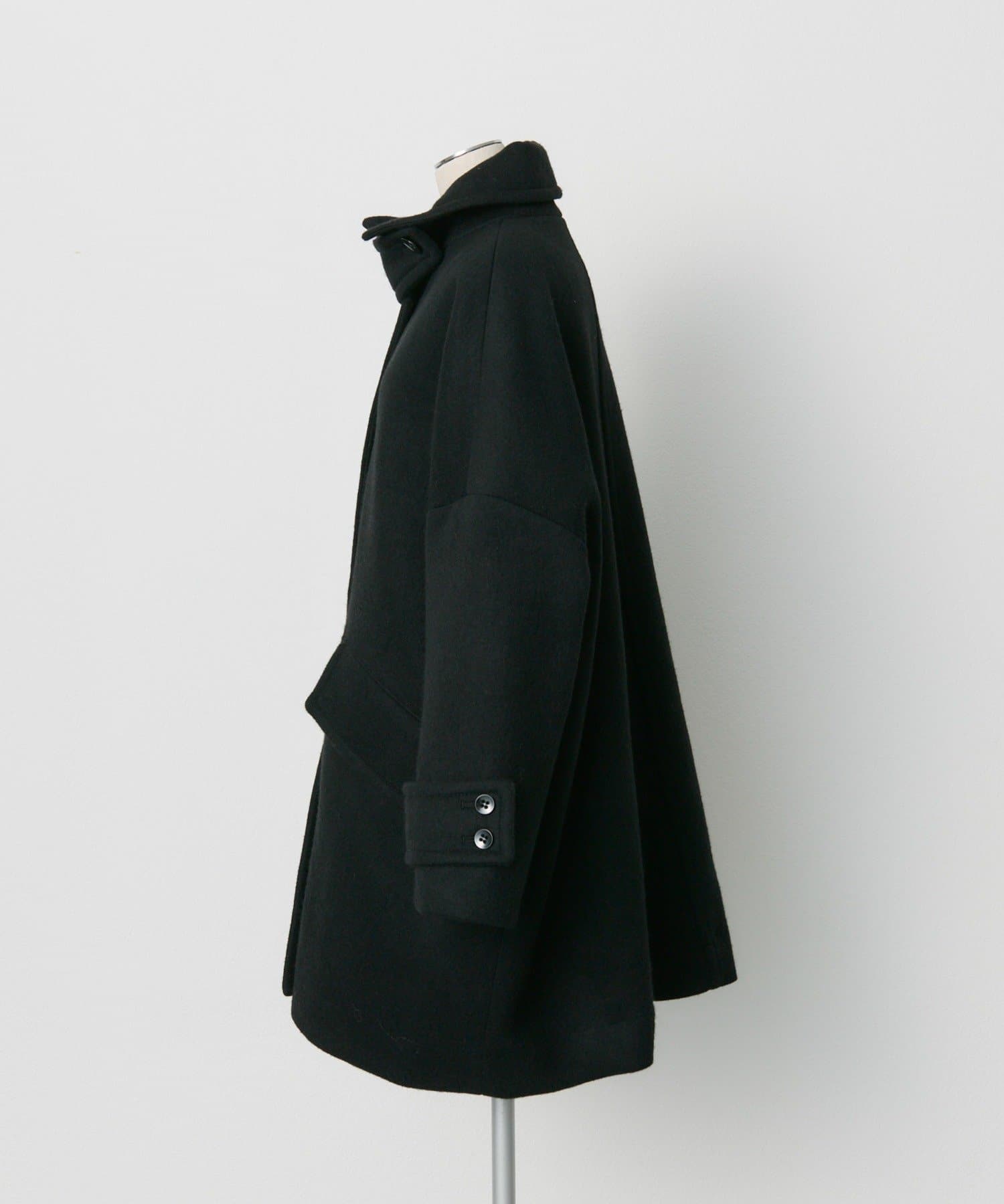 PUAL CE CIN(ピュアルセシン) 【日本製】ビーバーウールステンカラーコート