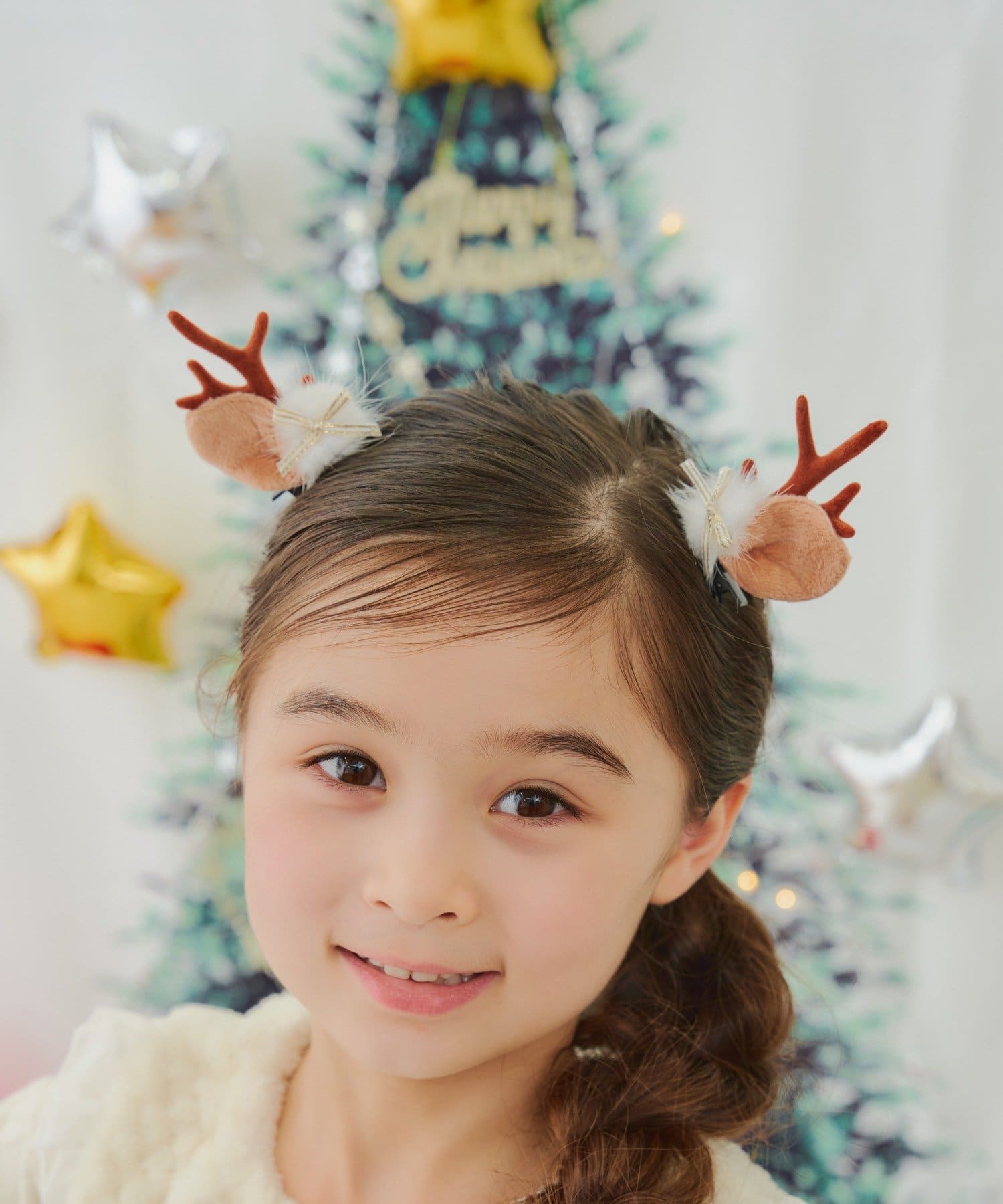 Lattice(ラティス) 【KIDS/クリスマス】トナカイクリップセット(2P)