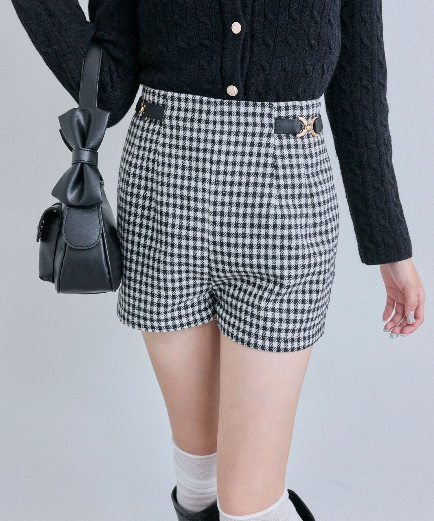 OLIVE des OLIVE(オリーブ デ オリーブ) サイドバックルショートパンツ