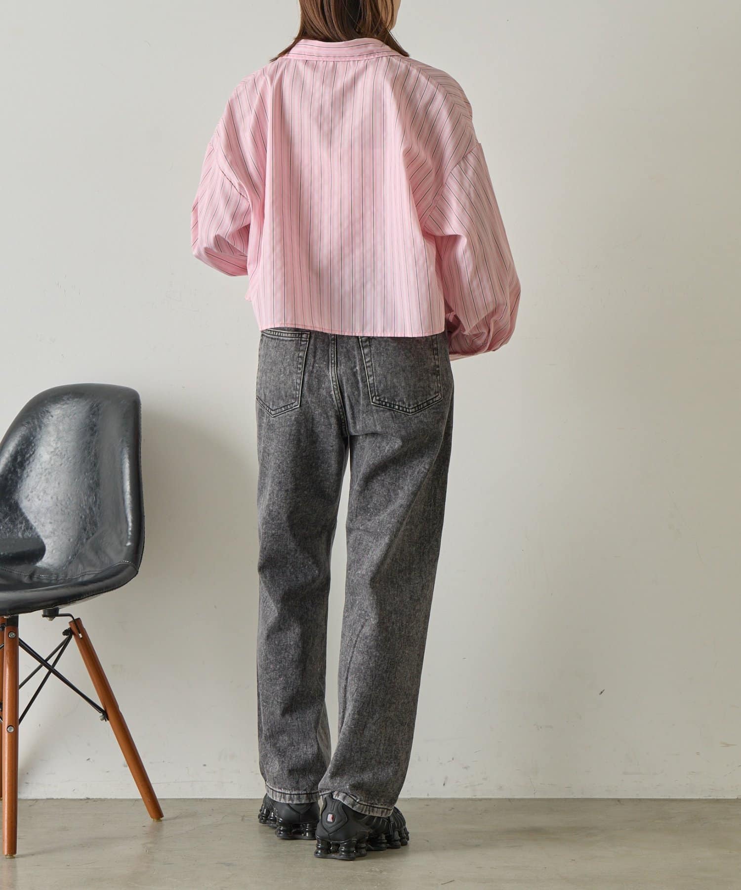 -goocy-(グーシー) 【ワードローブの軸に！】デニムストレートパンツ