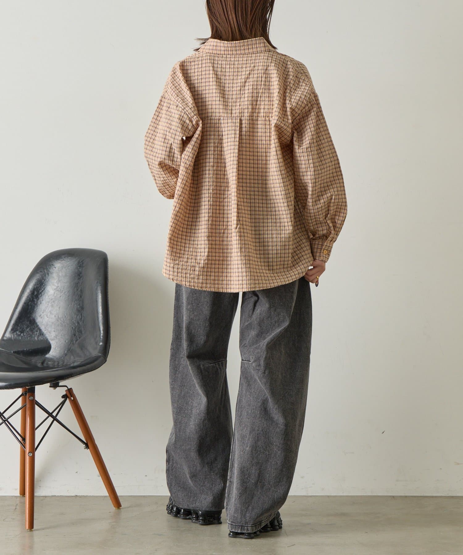 -goocy-(グーシー) カーブラインデニムパンツ