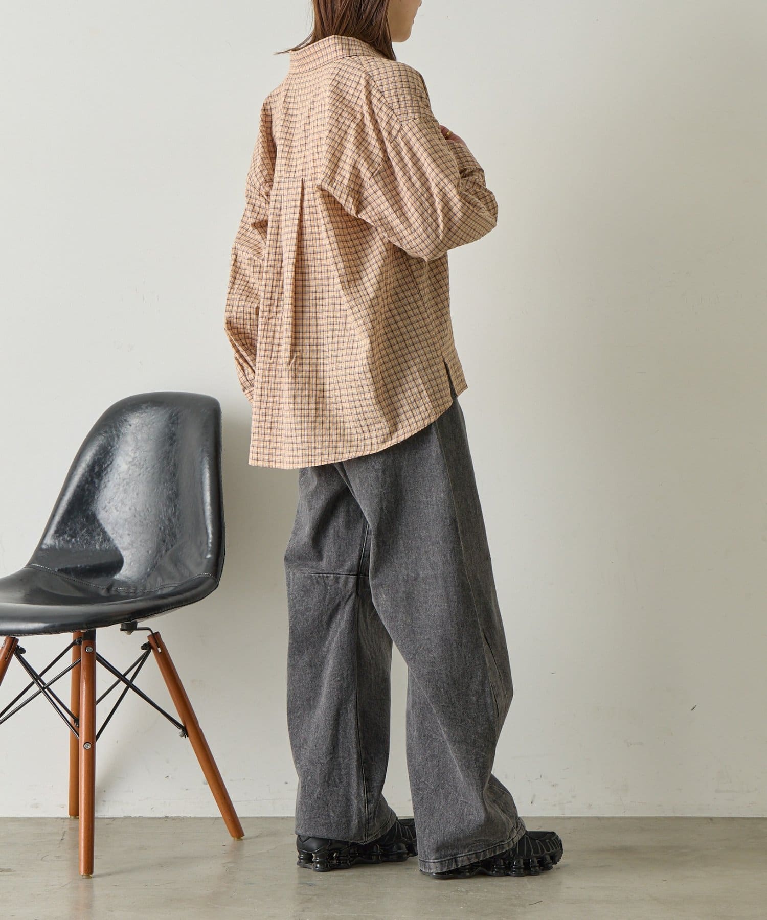 -goocy-(グーシー) カーブラインデニムパンツ