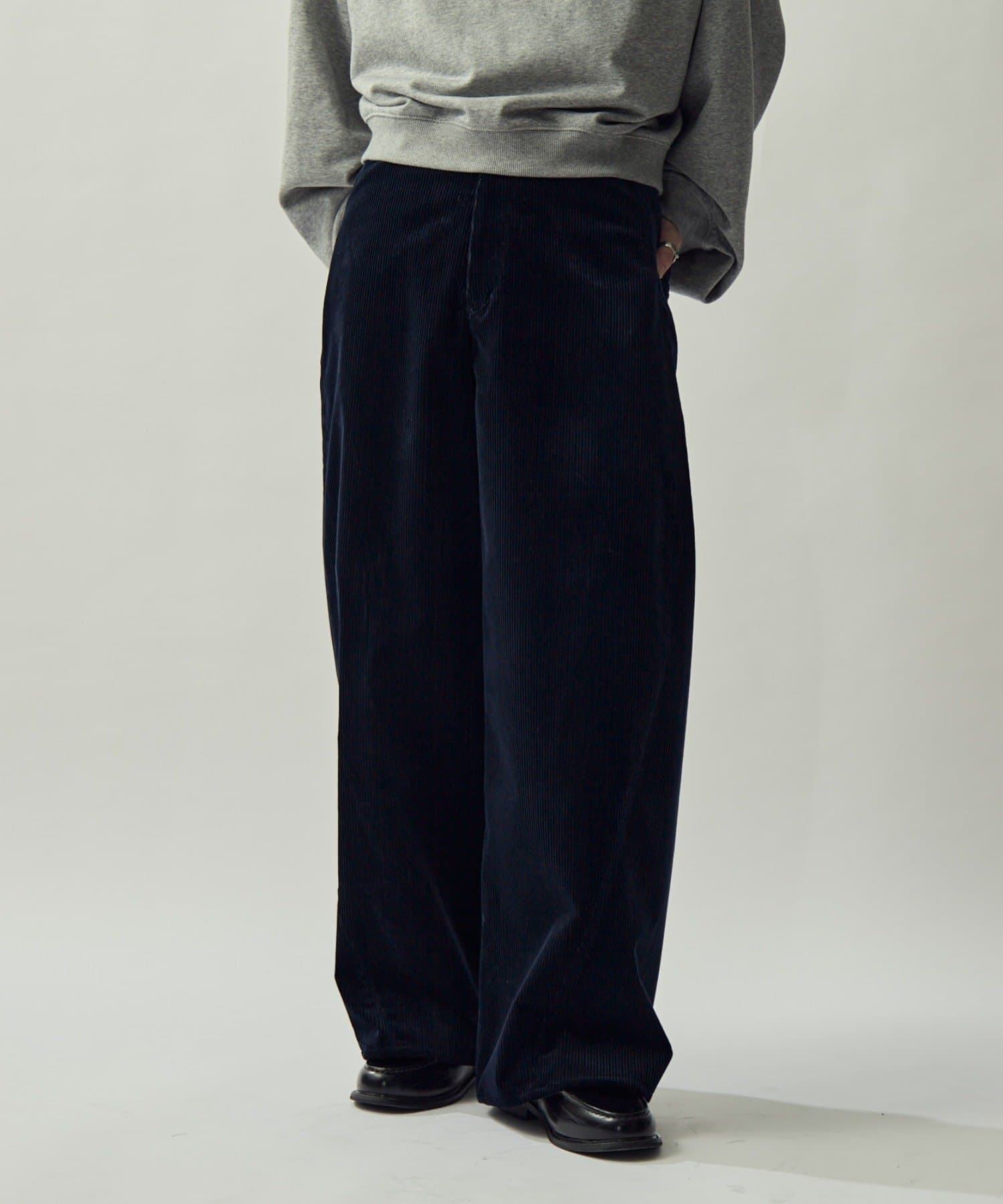 Lui's(ルイス) WOOL CORDUROY/ウールコーデュロイカーブパンツ