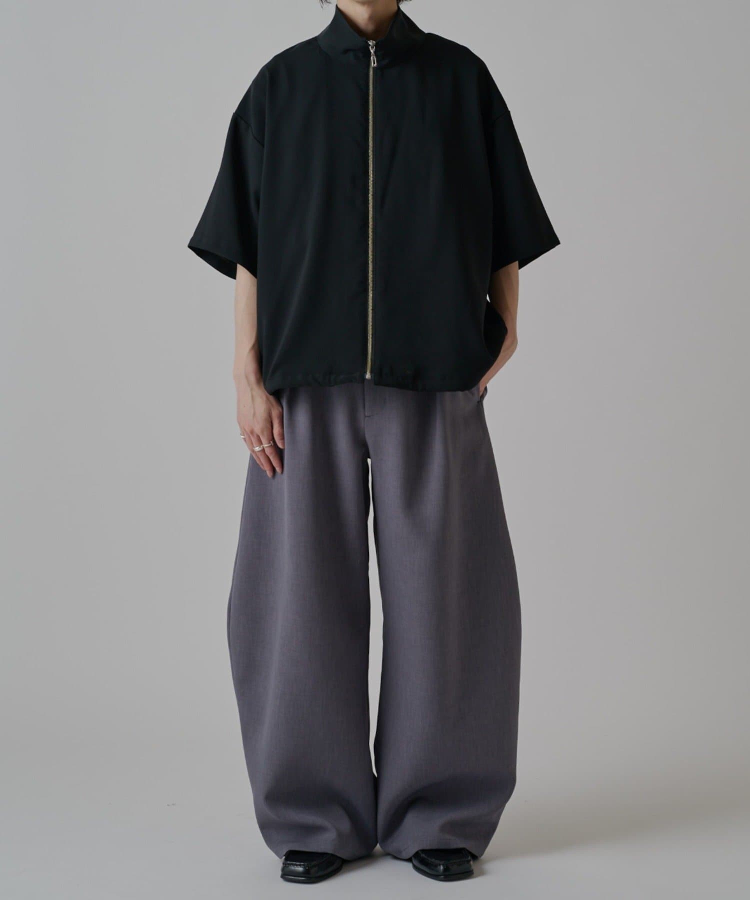 Lui's(ルイス) ベルテッドダブルクロスバルーンカーブスラックスパンツ