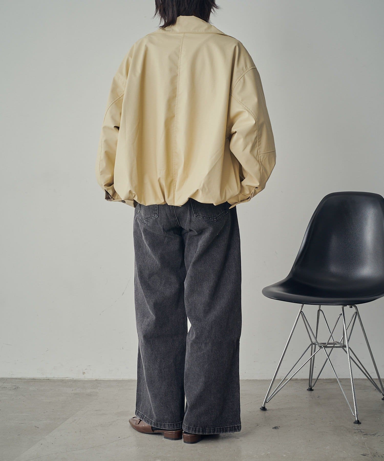 -goocy-(グーシー) ポケットレースワイドデニム