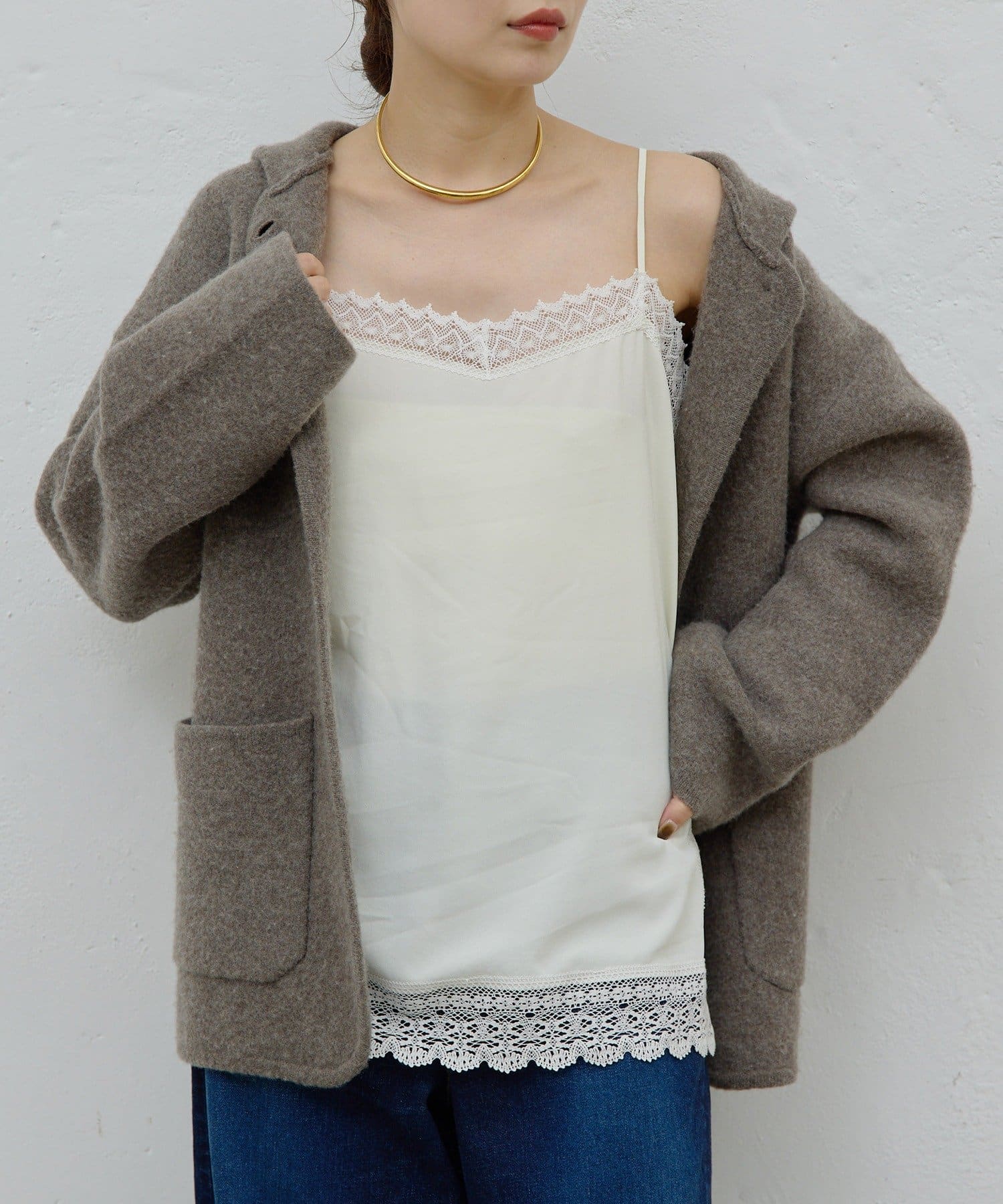 GALLARDAGALANTE(ガリャルダガランテ) 【HERITANOVUM】レースキャミソール