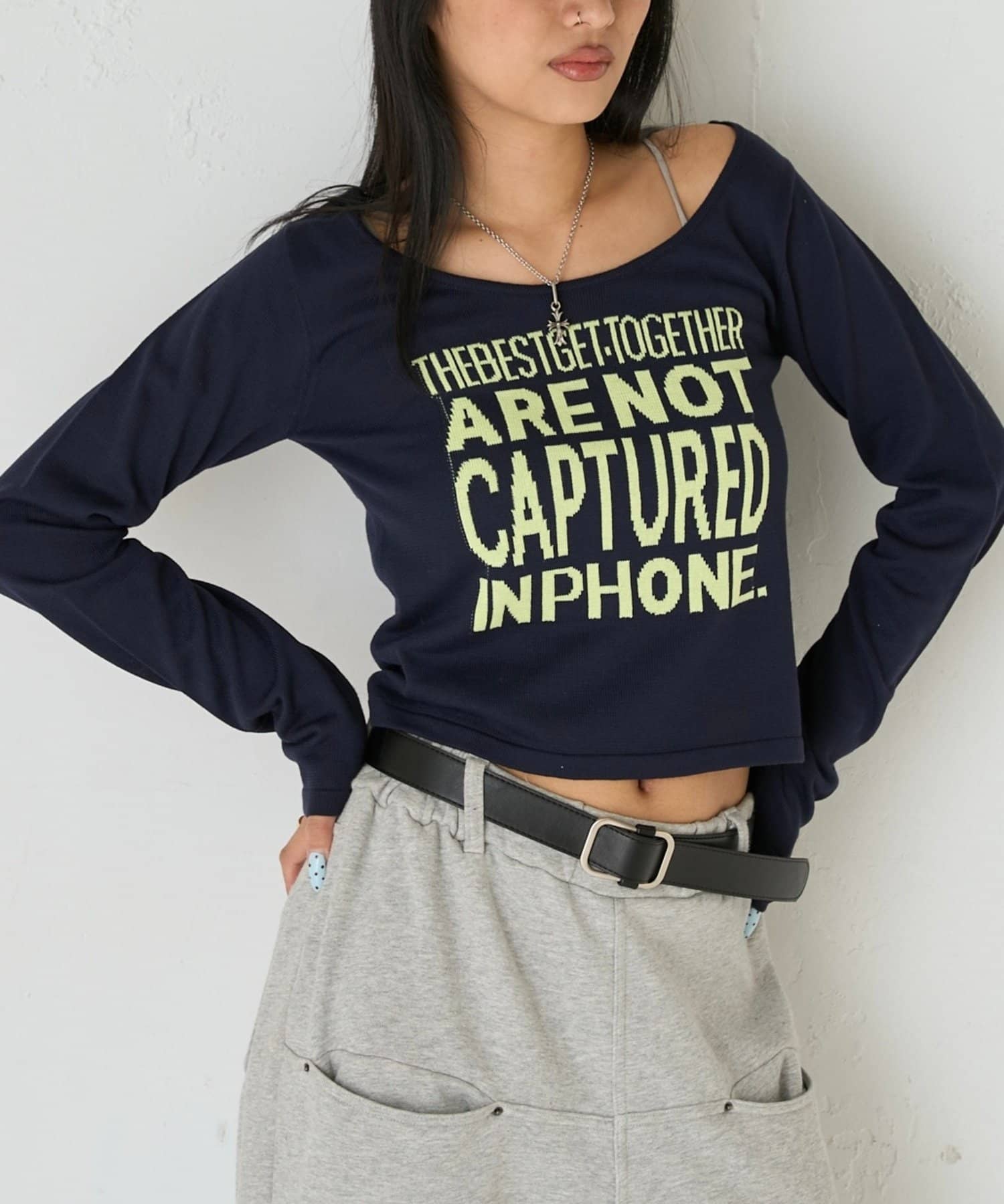 WHO’S WHO gallery(フーズフーギャラリー) 【WEB限定】メッセージロゴニット