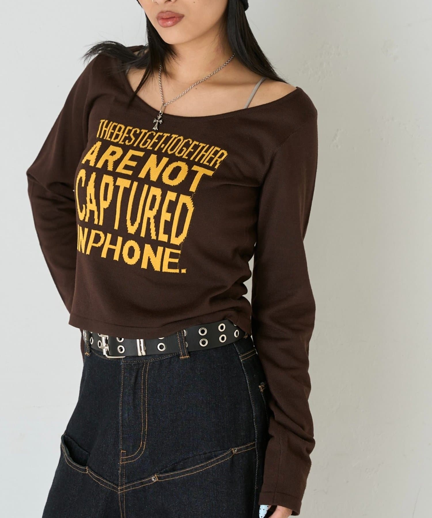 WHO’S WHO gallery(フーズフーギャラリー) 【WEB限定】メッセージロゴニット