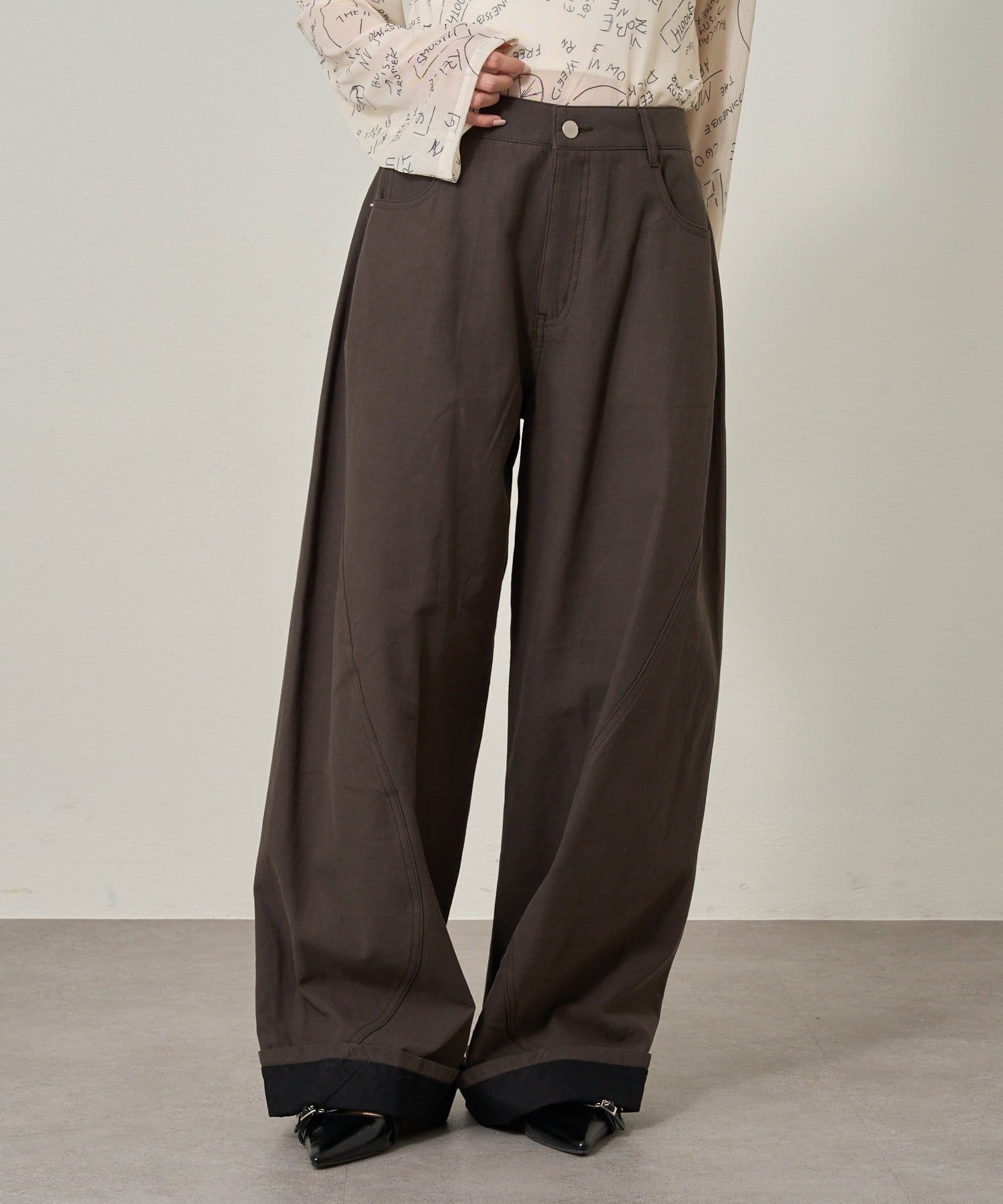 mline(エムライン) [mline]ロールアップ カーゴパンツ