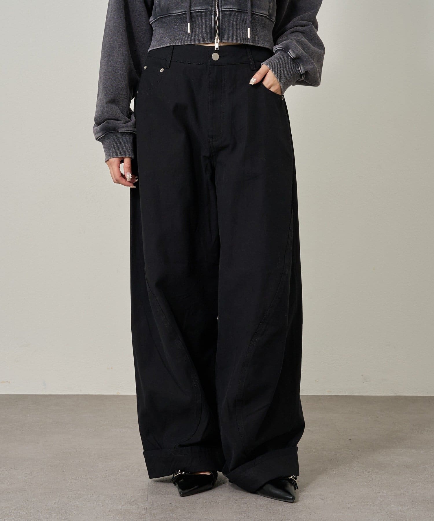 mline(エムライン) [mline]ロールアップ カーゴパンツ